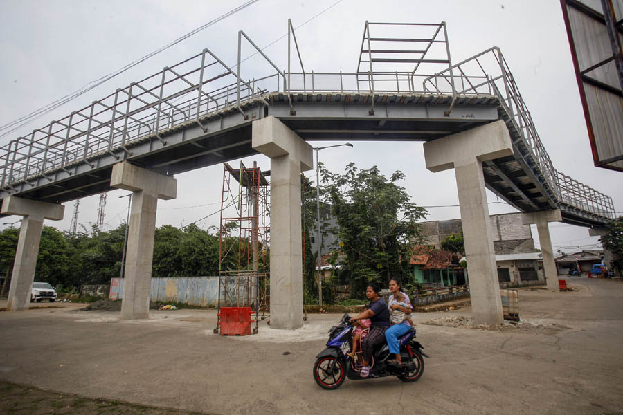 Proyek Pembangunan Skybridge Bojonggede
