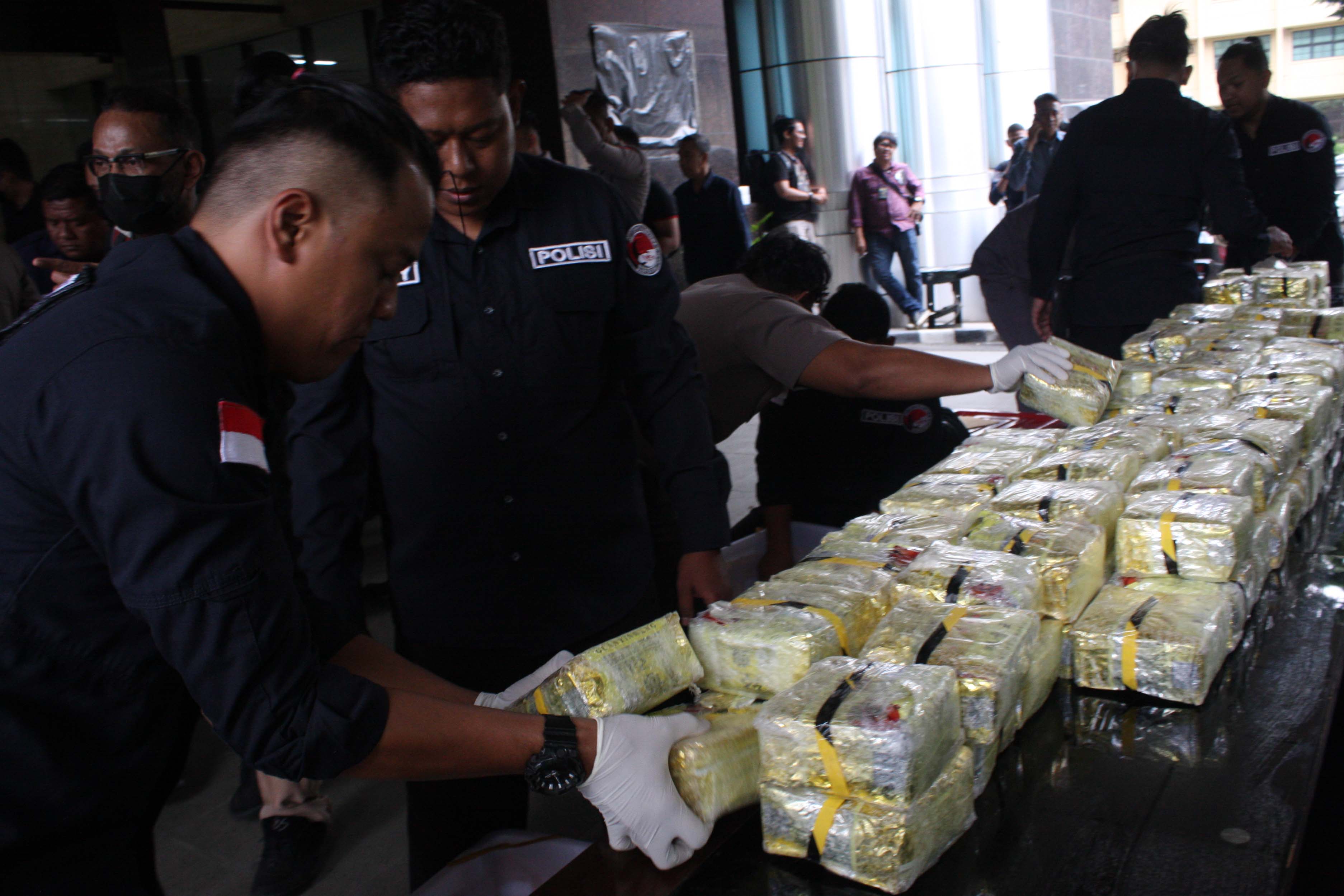 Bareskrim Bongkar Narkotika Sabu Jaringan Malaysia-Aceh Sebanyak 149 Kg