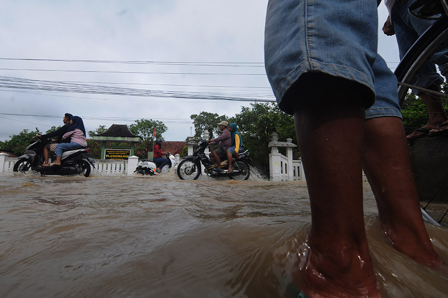 Banjir Luapan Sungai Dengkeng Klaten