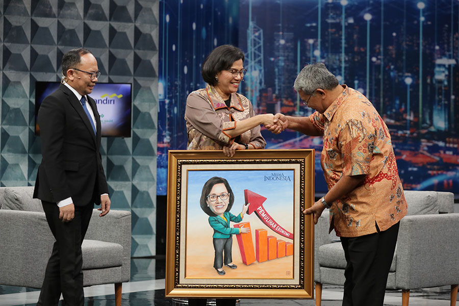 Berikan Karikatur Kepada Menteri Keuangan Sri Mulyani 