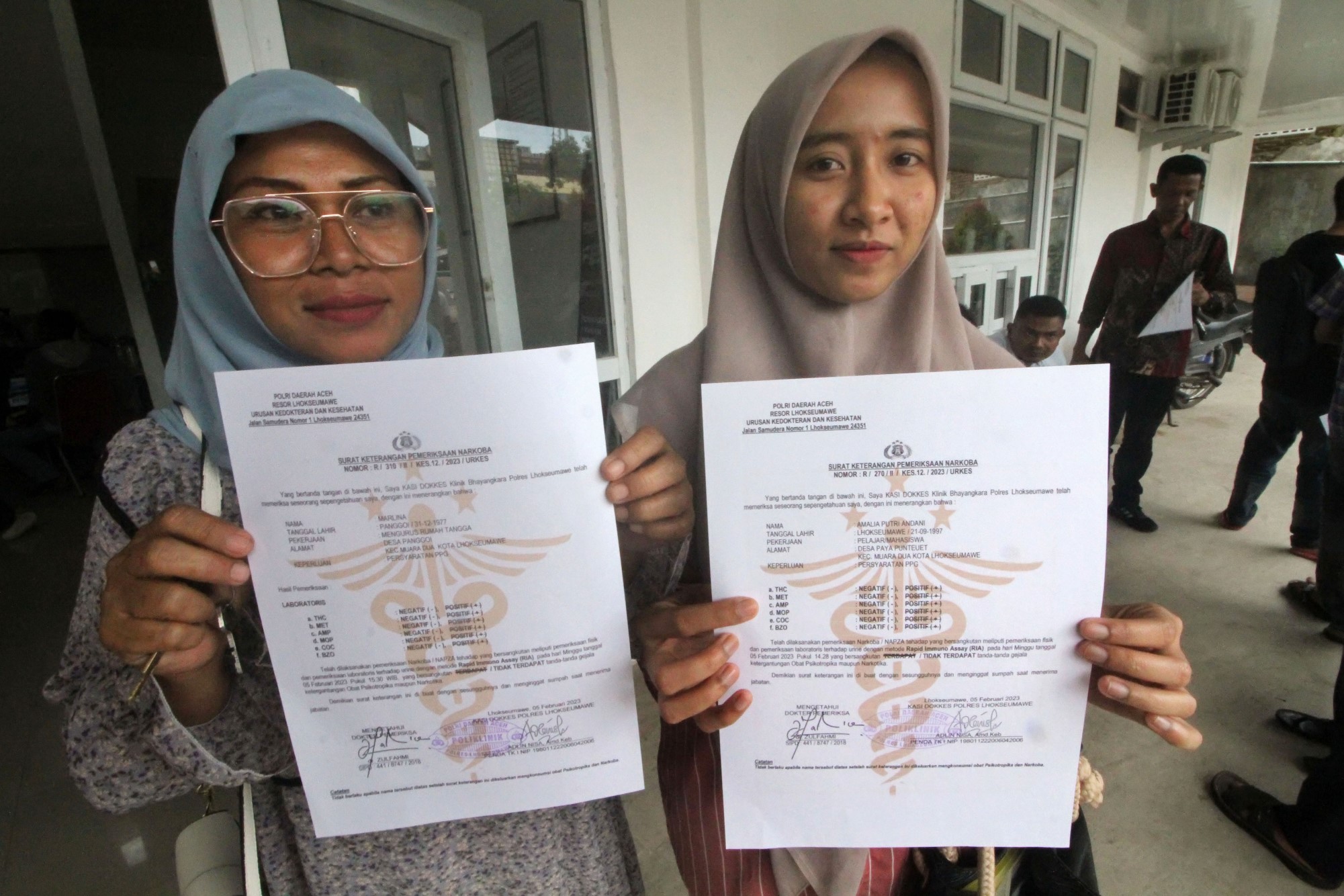 Tes Urine Calon Anggota Panitia Pengawas Lapangan (PPL) Pemilu 2024