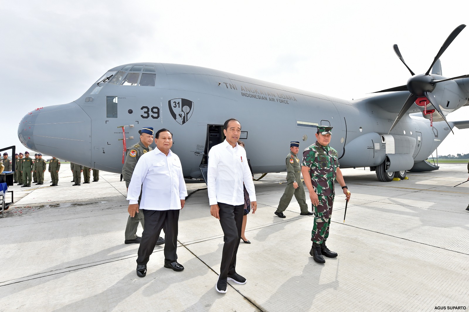 Presiden Tinjau Pesawat Baru TNI AU 