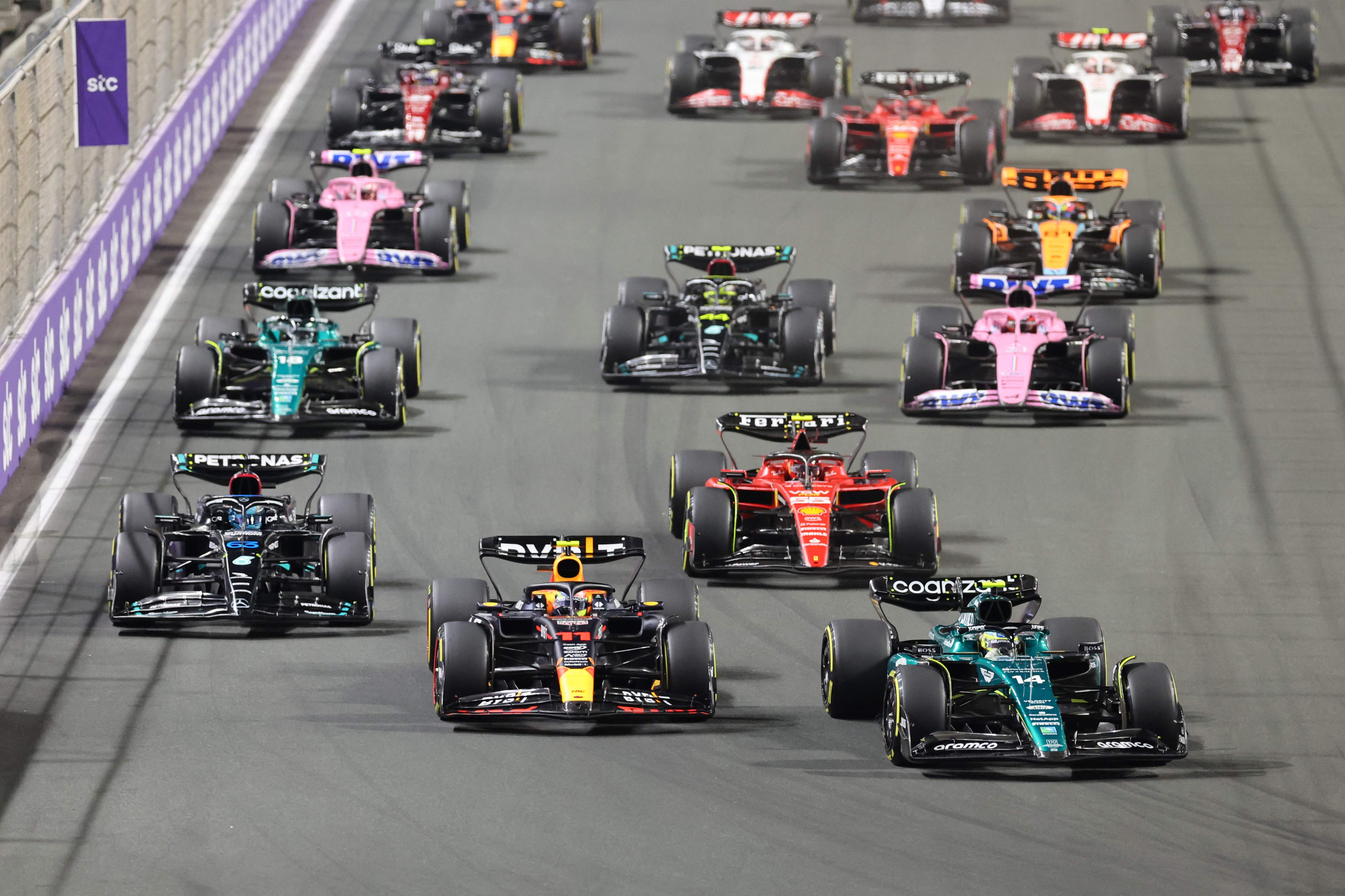 Sergio Perez Juara Formula 1 GP Arab Saudi