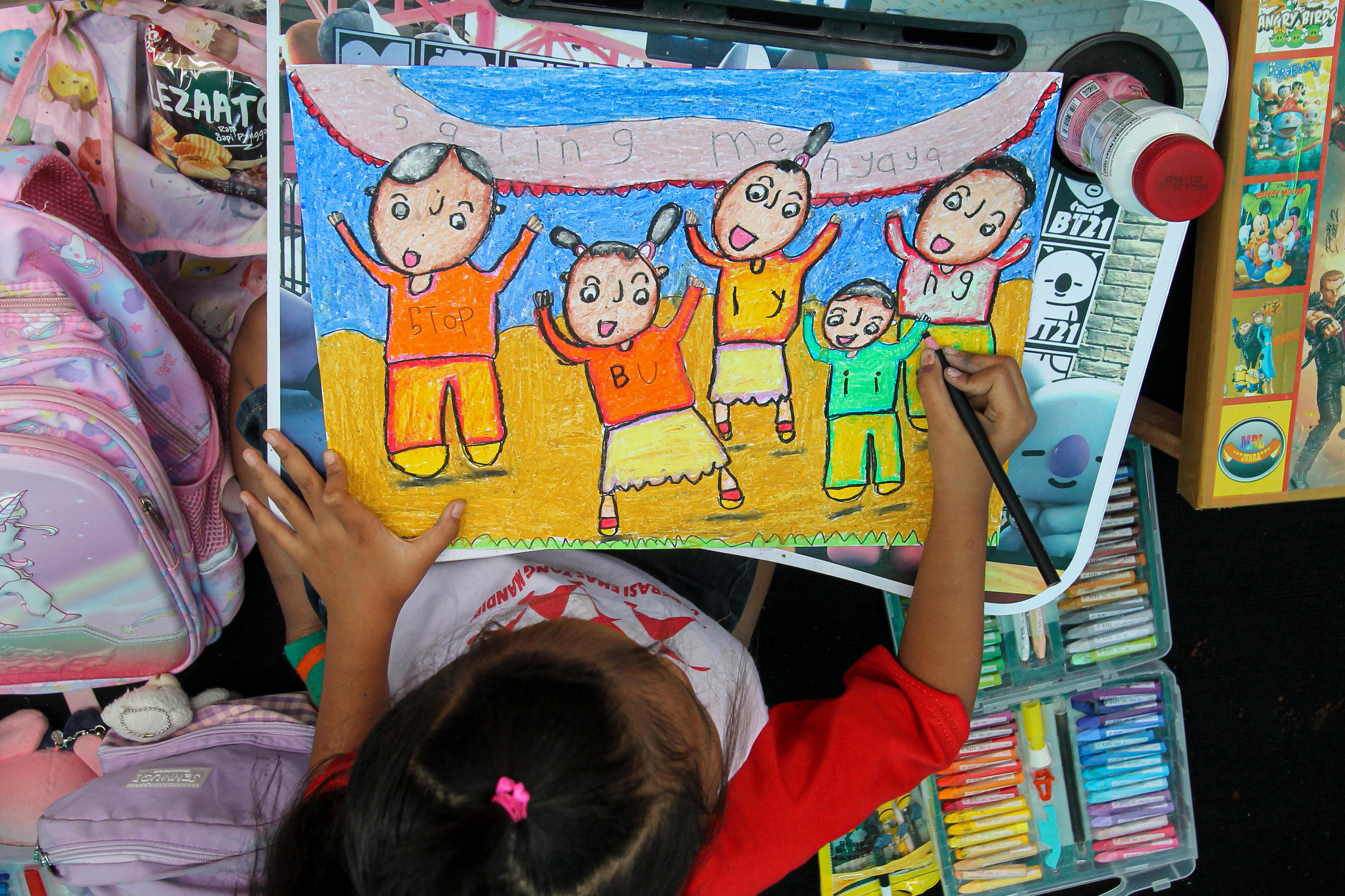 Lomba Menggambar Stop Bullying di Batu