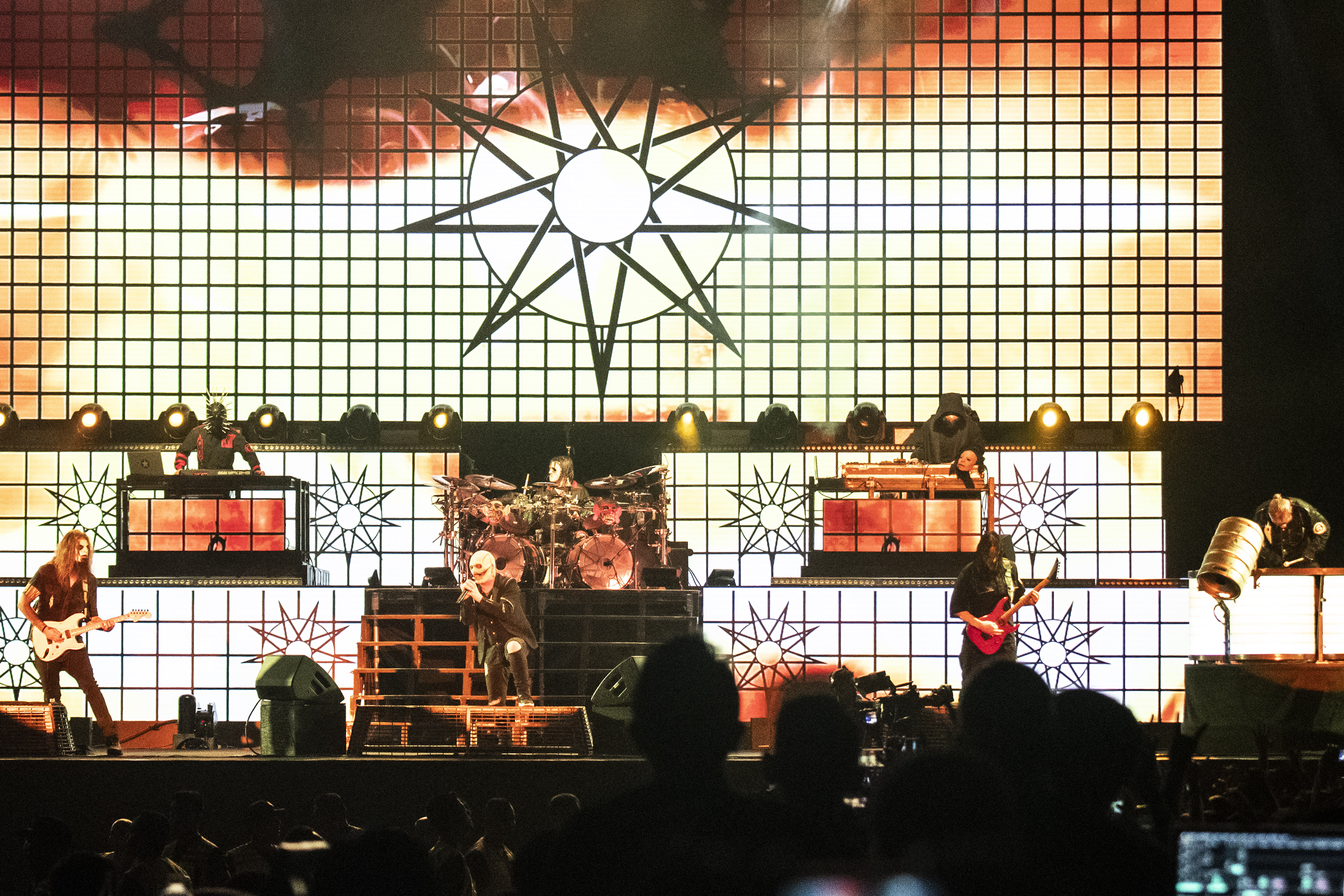 Aksi Slipknot  di Hammersonic 2023