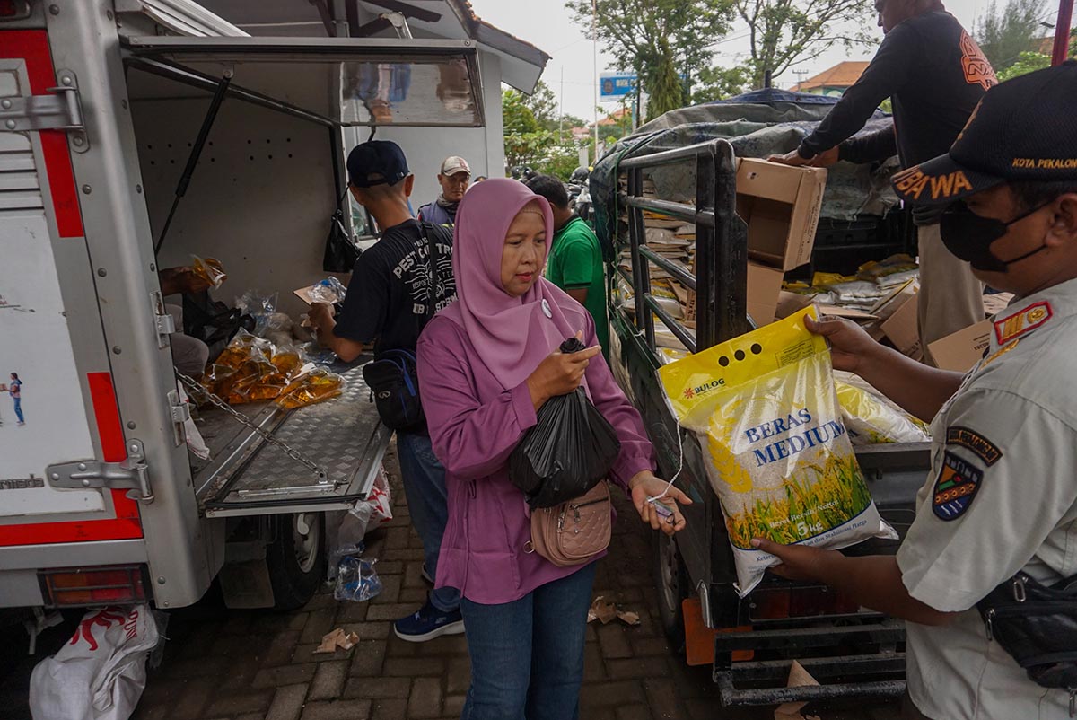Bazar Pangan Murah di Pekalongan