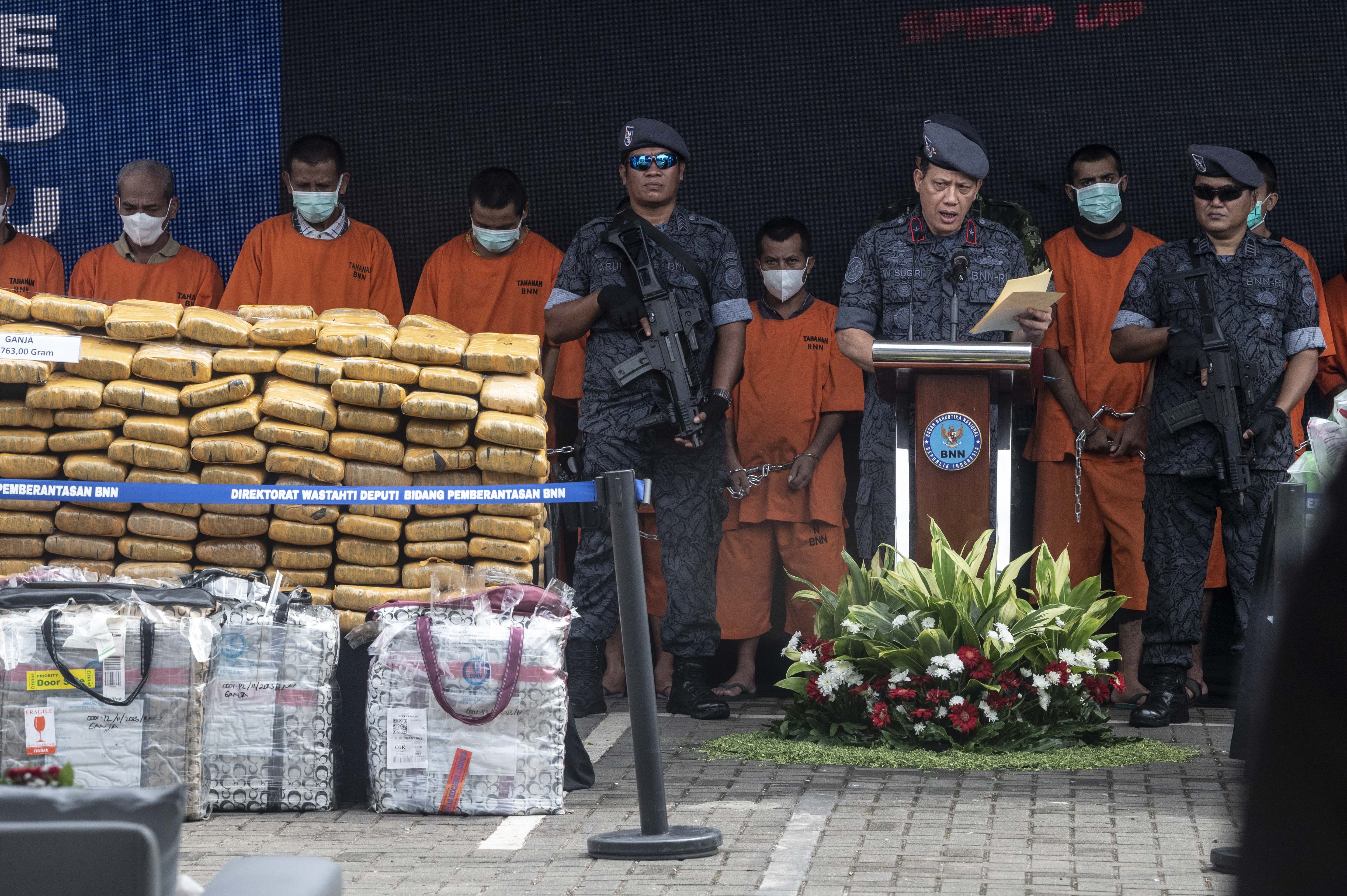 BNN Musnahkan 1.1 Ton Narkotika