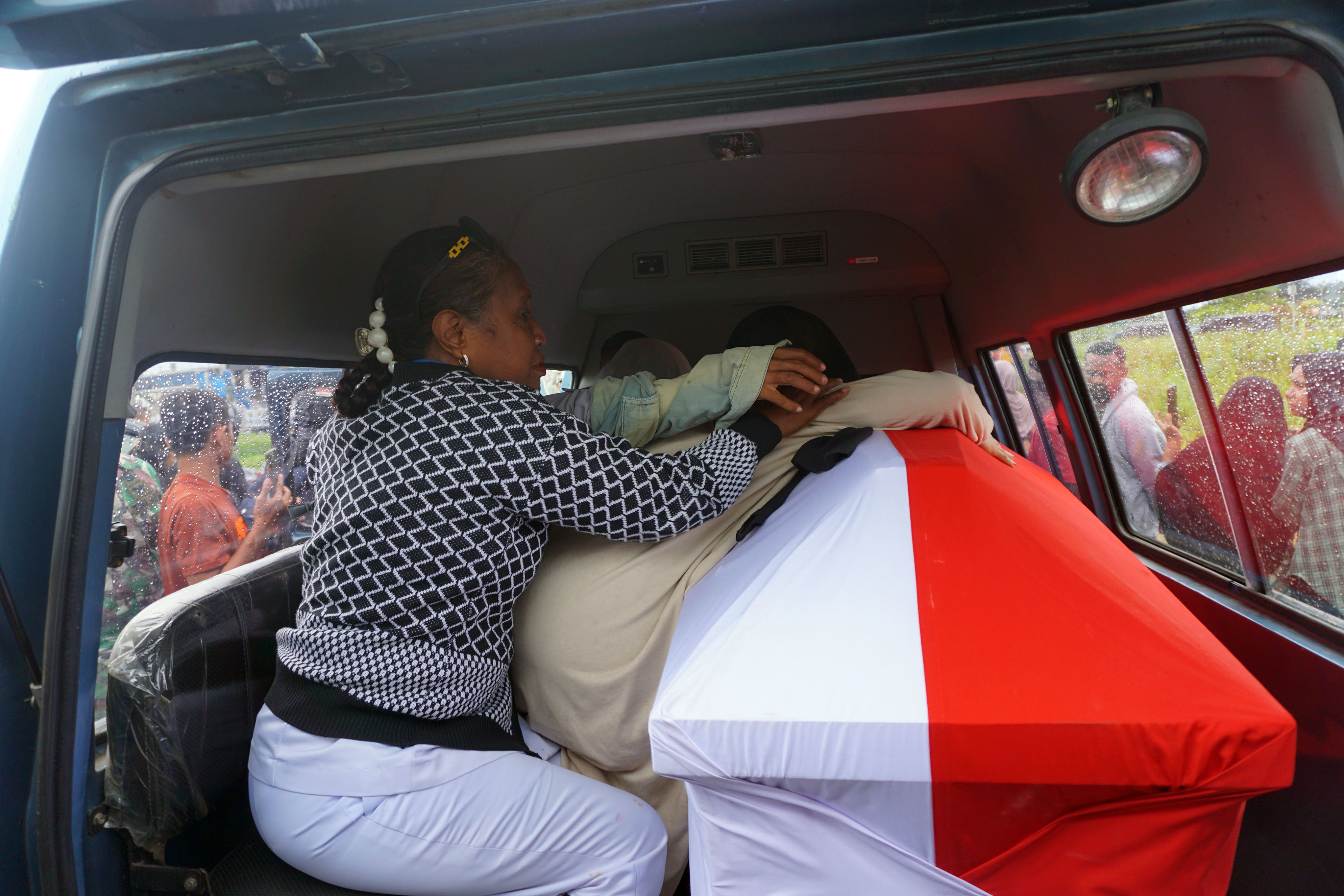 Kedatangan Korban Penembakan KKB di Papua Tengah