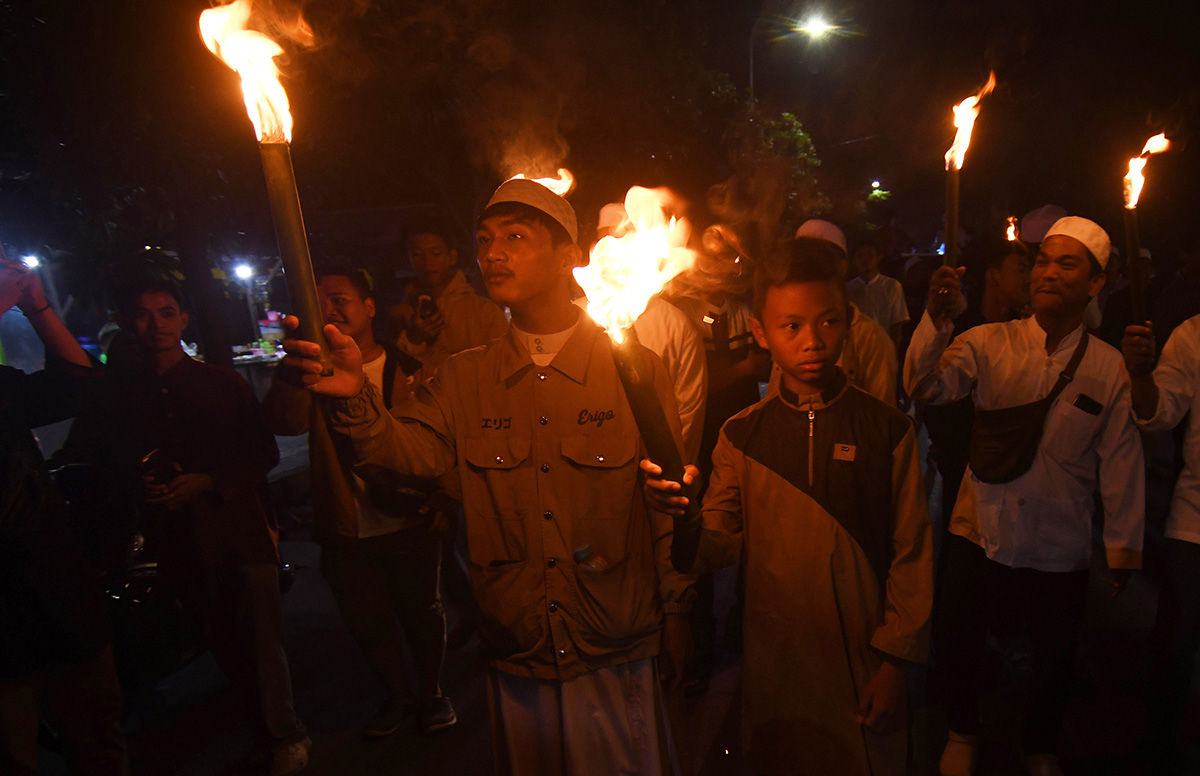 Pawai Obor Sambut Bulan Ramadhan 1444 H