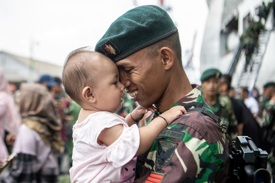 Pemberangkatan Satgas Pamtas RI-Papua Nugini
