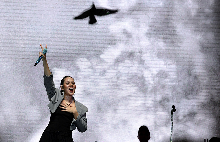 Raisa Tampil Dalam Joyland Festival Bali 2023 di Nusa Dua