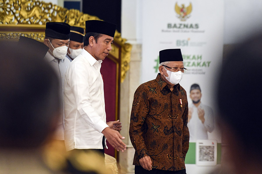Presiden dan Wapres Membayar Kewajiban Berzakat 