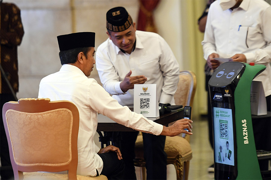 Presiden dan Wapres Membayar Kewajiban Berzakat 