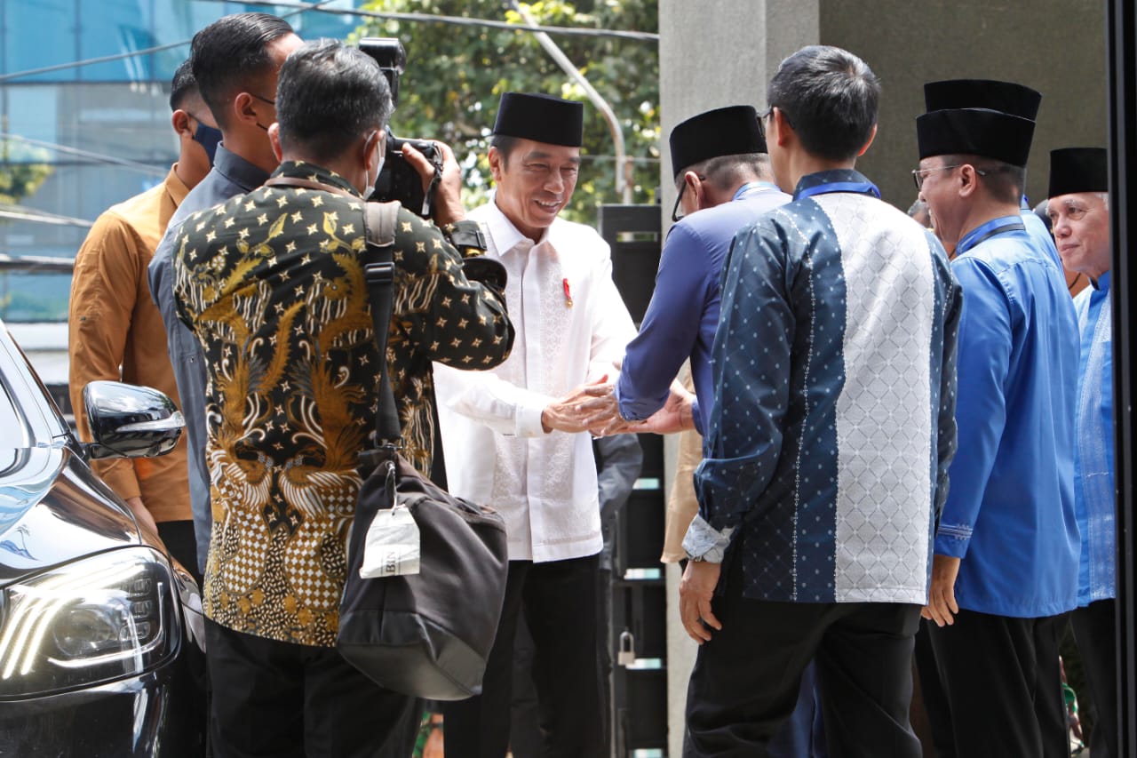 Jokowi Hadiri Silaturahmi Ramadan Bareng Parpol Pendukung