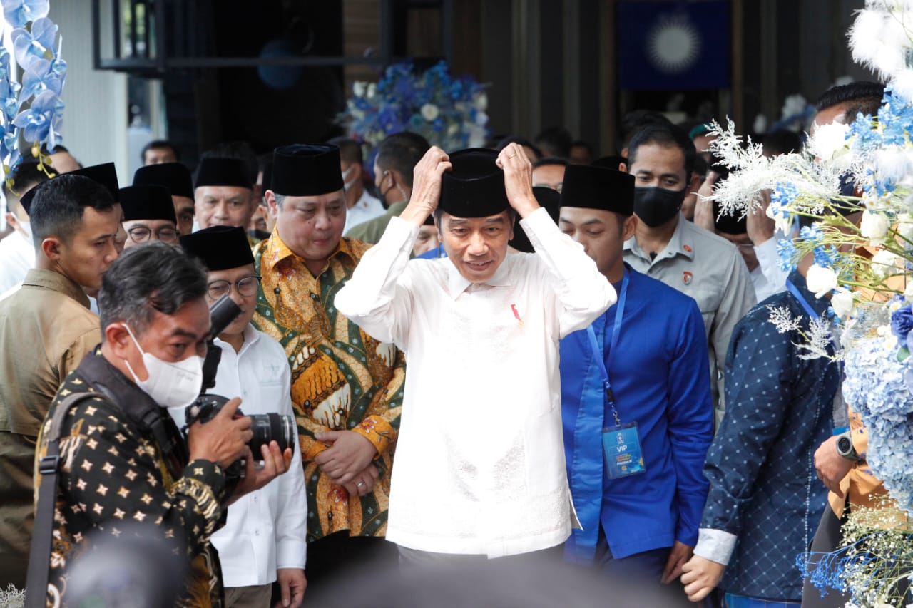 Jokowi Hadiri Silaturahmi Ramadan Bareng Parpol Pendukung