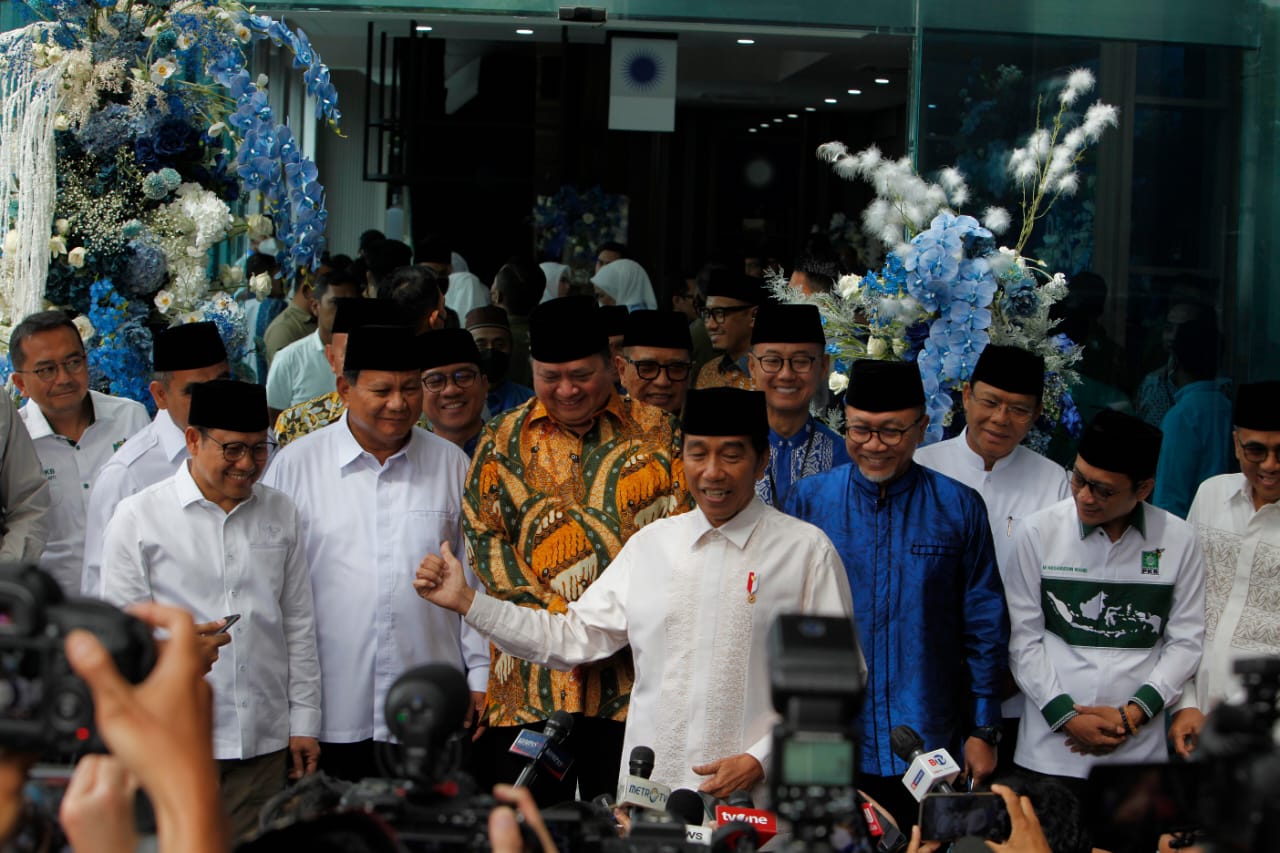 Jokowi Hadiri Silaturahmi Ramadan Bareng Parpol Pendukung