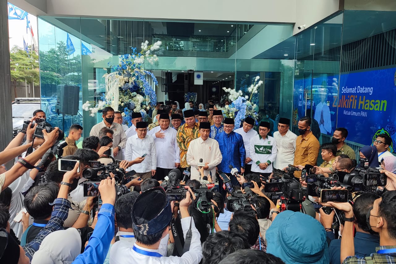 Jokowi Hadiri Silaturahmi Ramadan Bareng Parpol Pendukung