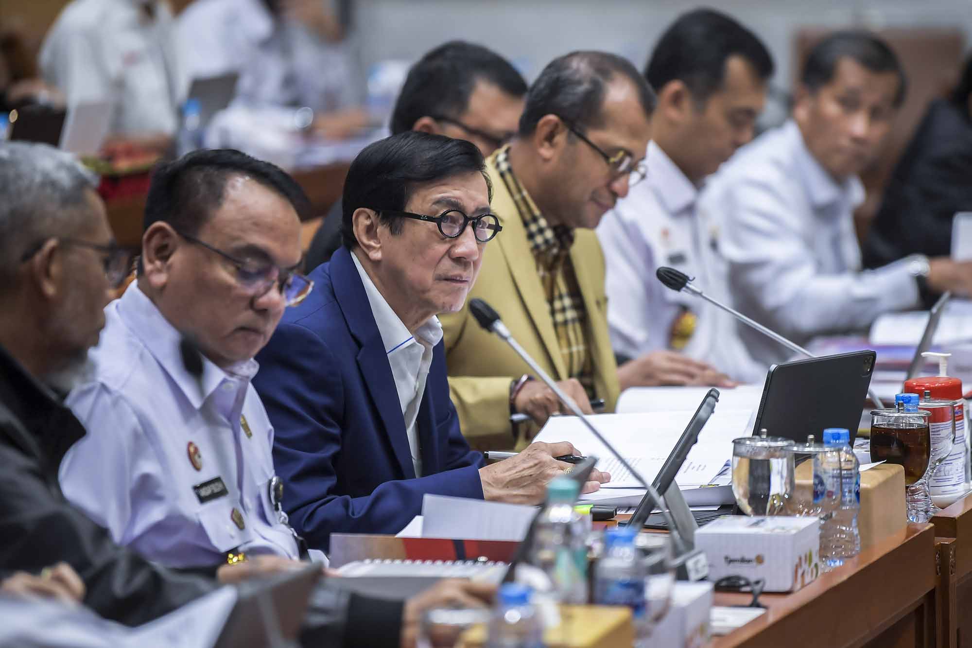 Rapat kerja Kemenkumham dengan Komisi III DPR