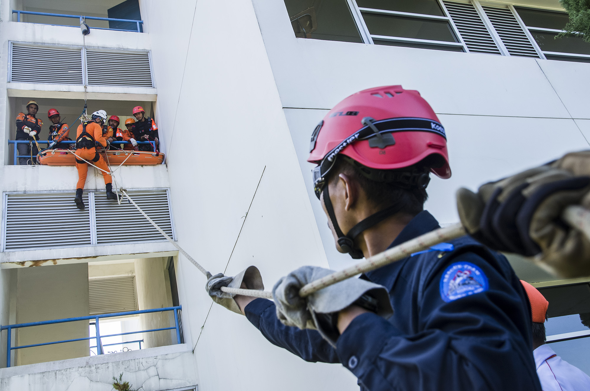 Simulasi Penanganan Gempa Sesar Lembang