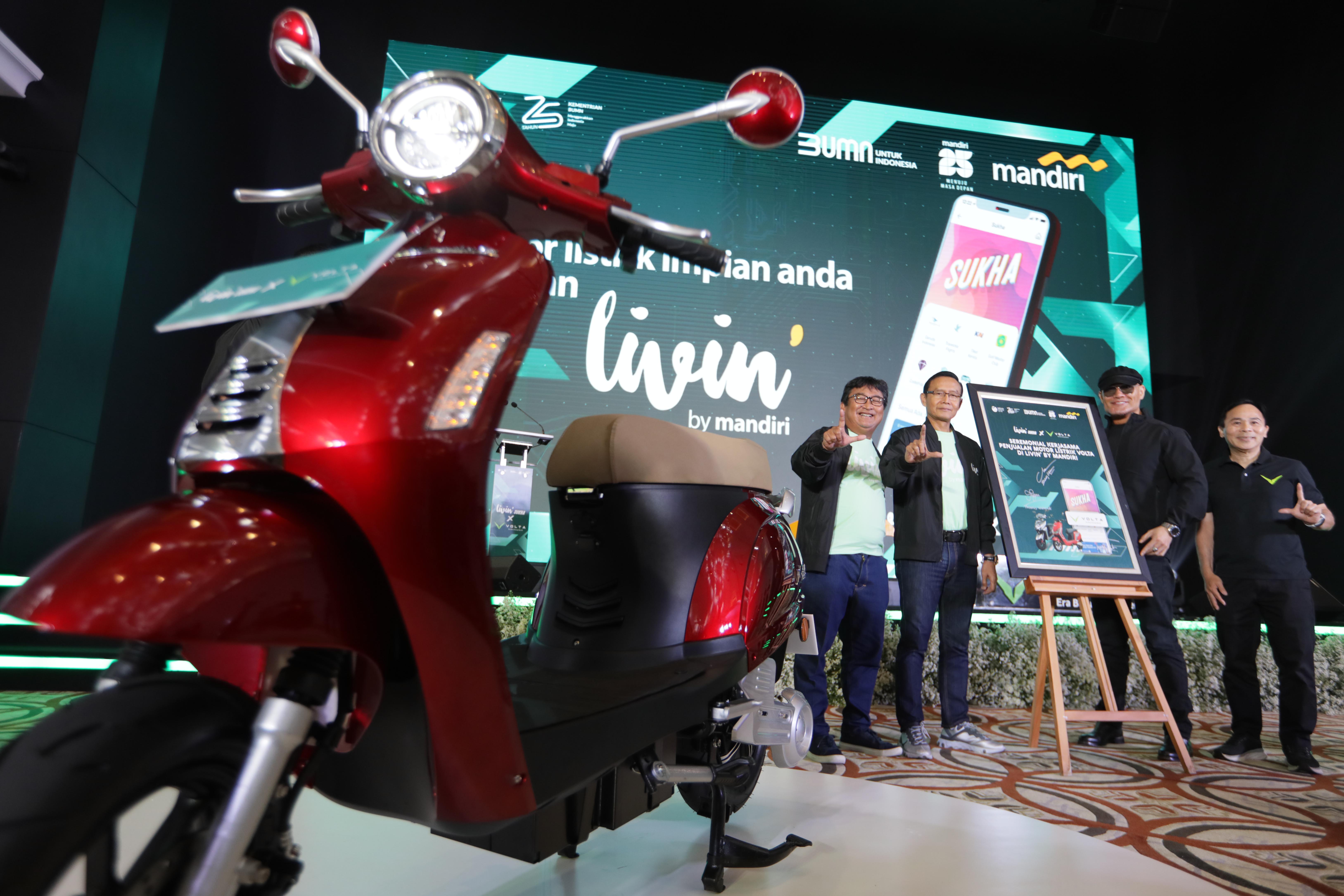  Penjualan Motor Listrik di Livin' by Mandiri 