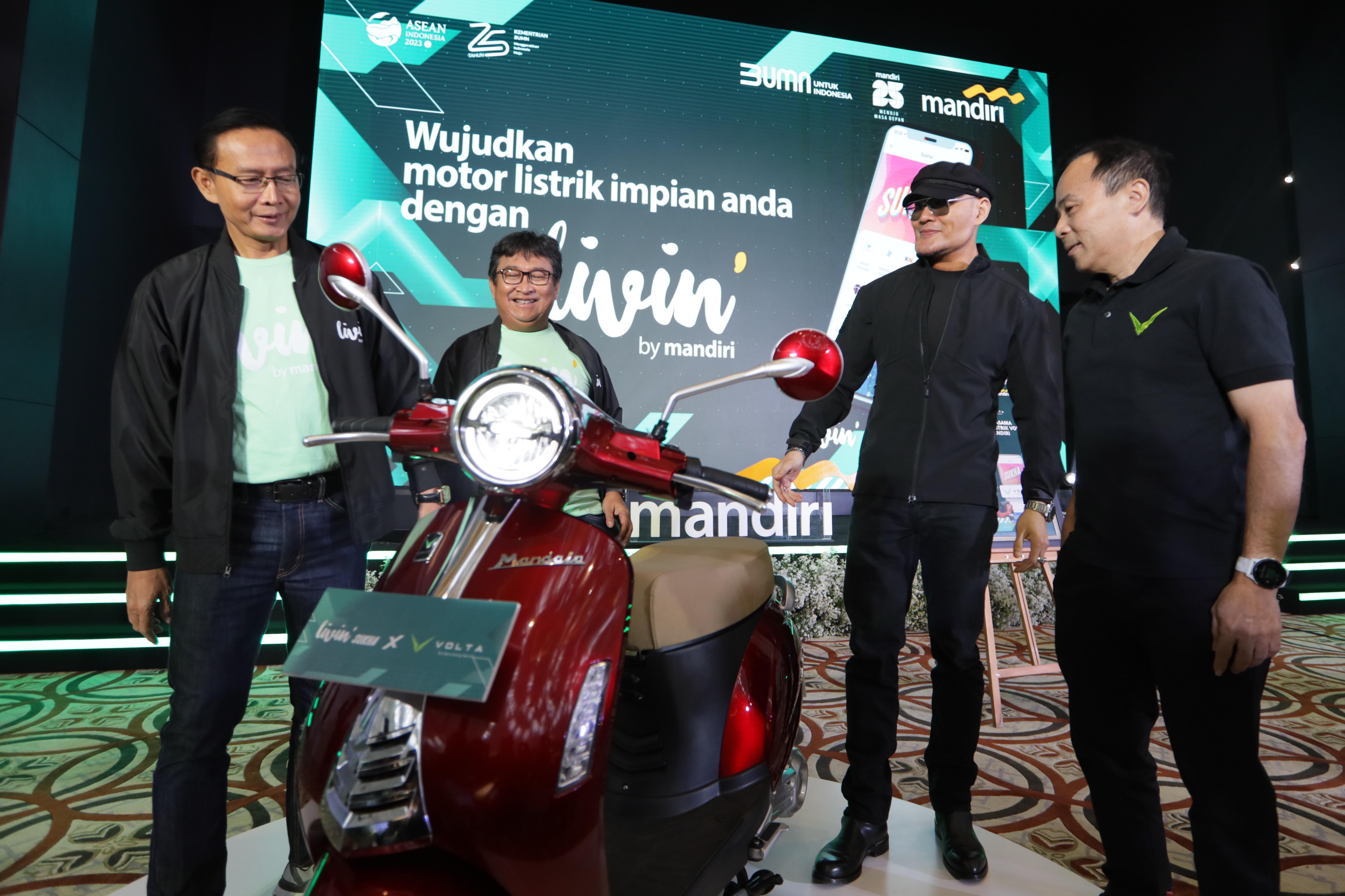  Penjualan Motor Listrik di Livin' by Mandiri 