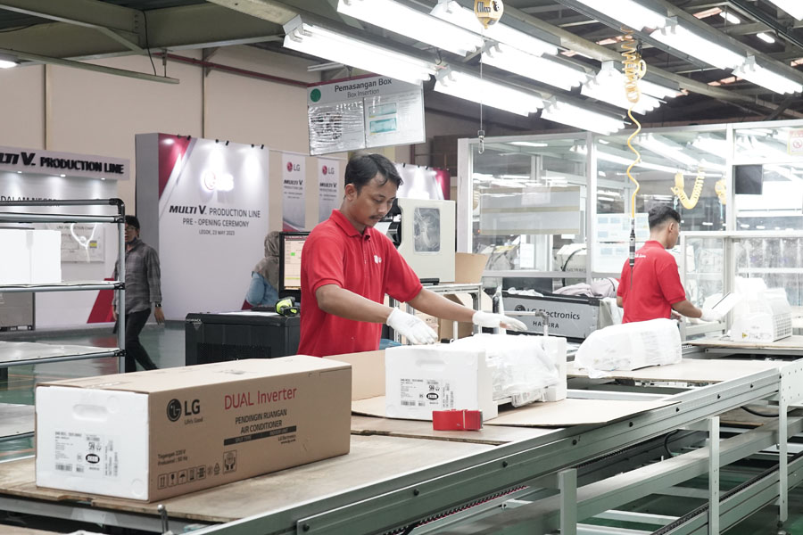 Produksi Air Conditioner LG
