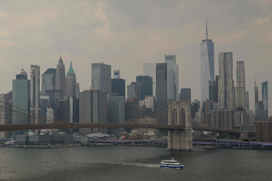 Asap Dari Kebakaran Hutan Di Kanada