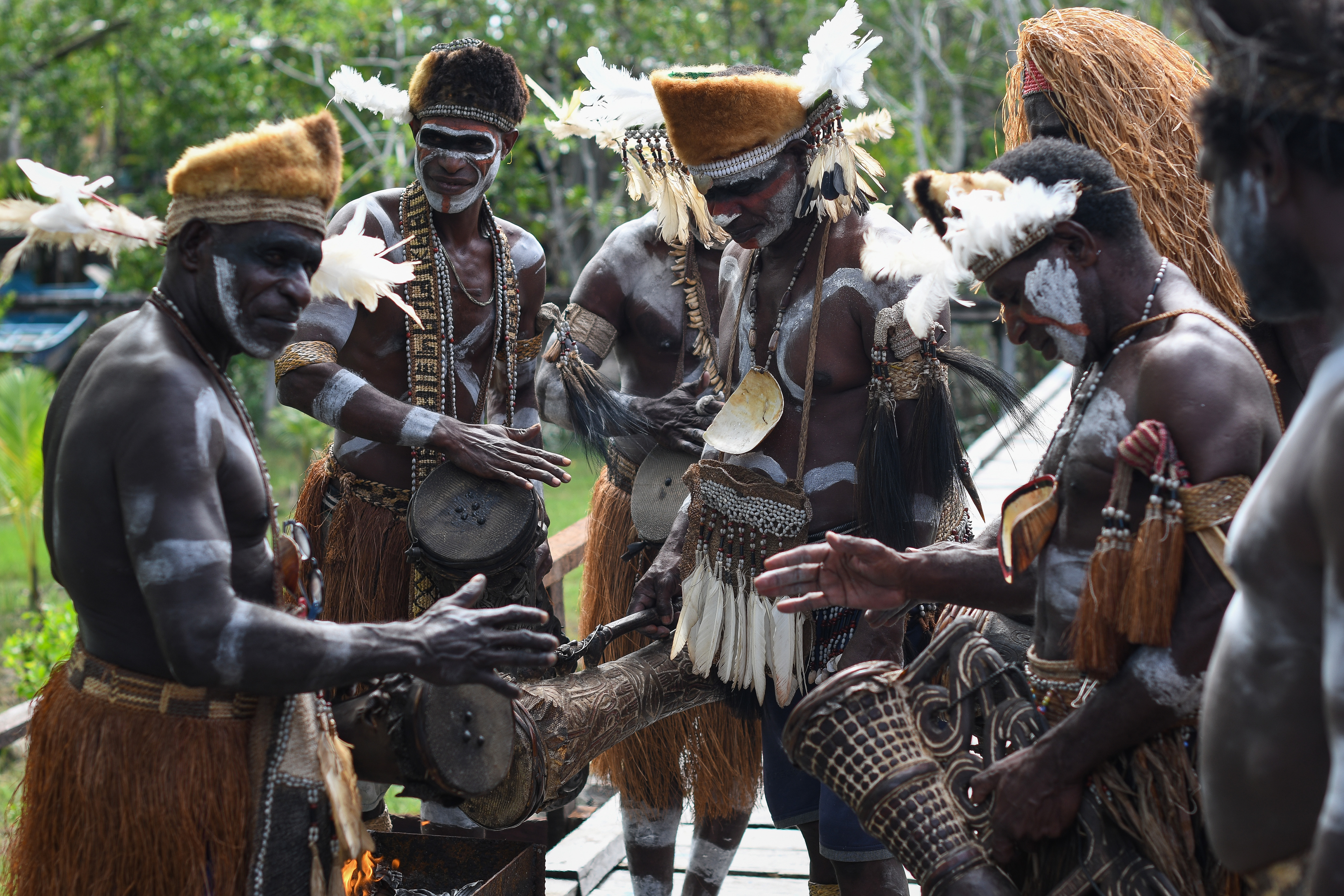 Masyarakat Suku Asmat di Papua Selatan