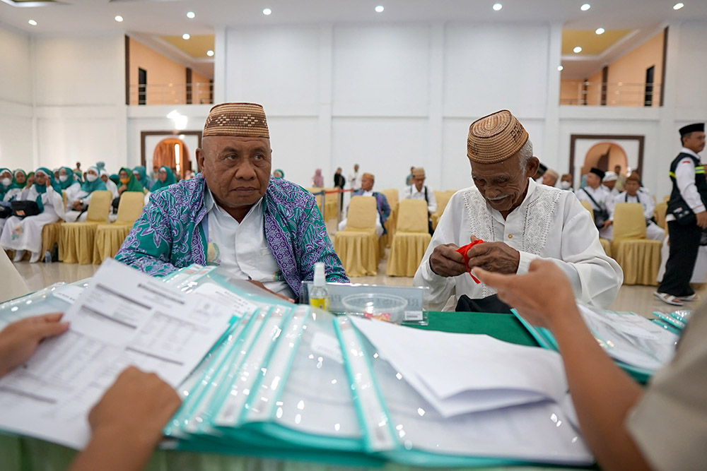 Jamaah calon haji Gorontalo masuk asrama