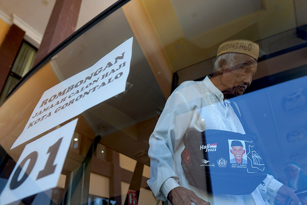 Jamaah calon haji Gorontalo masuk asrama