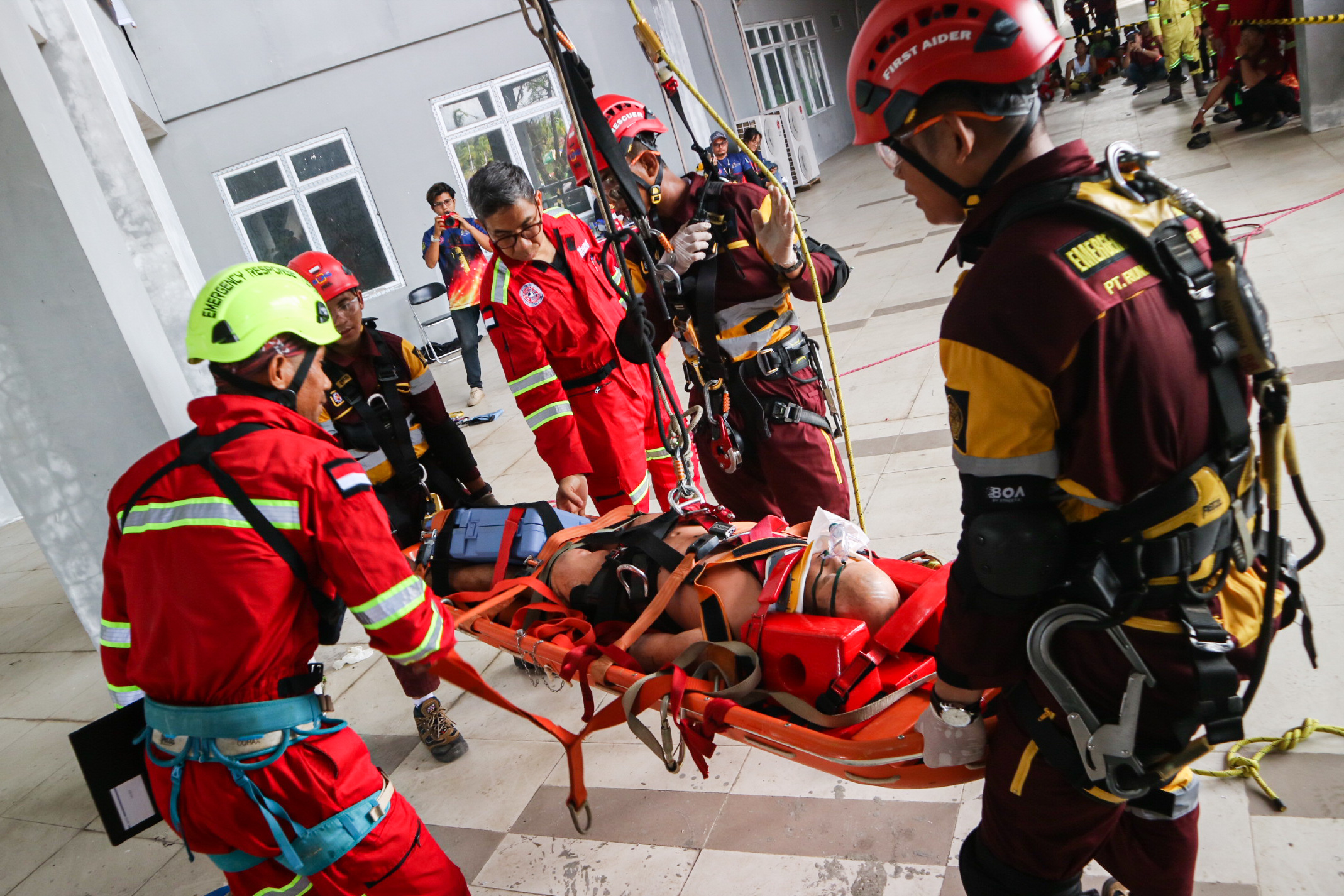 Kompetisi Evakuasi Tim Tanggap Darurat Pertambangan