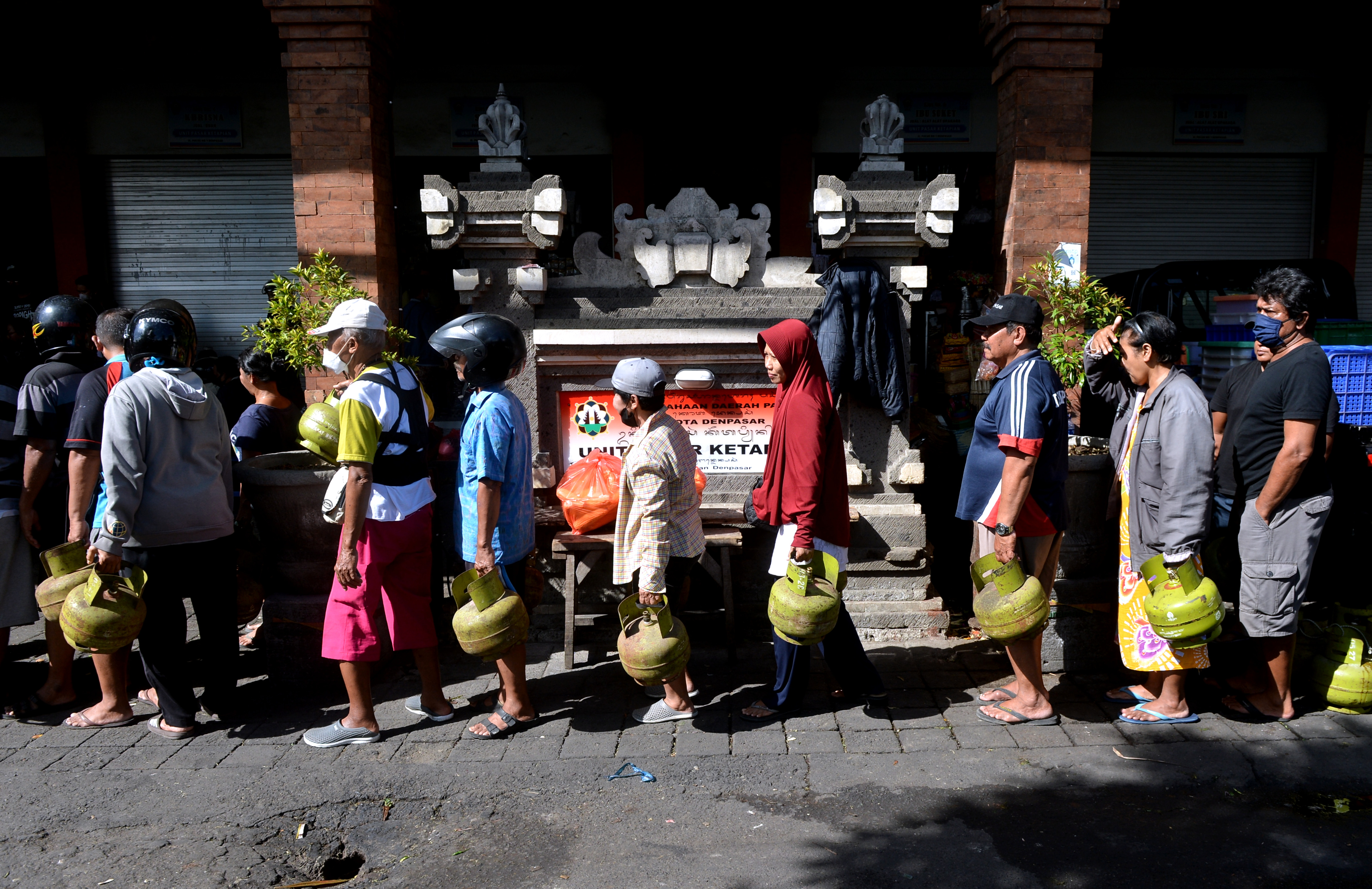 Operasi Pasar Elpiji 3 Kg di Denpasar