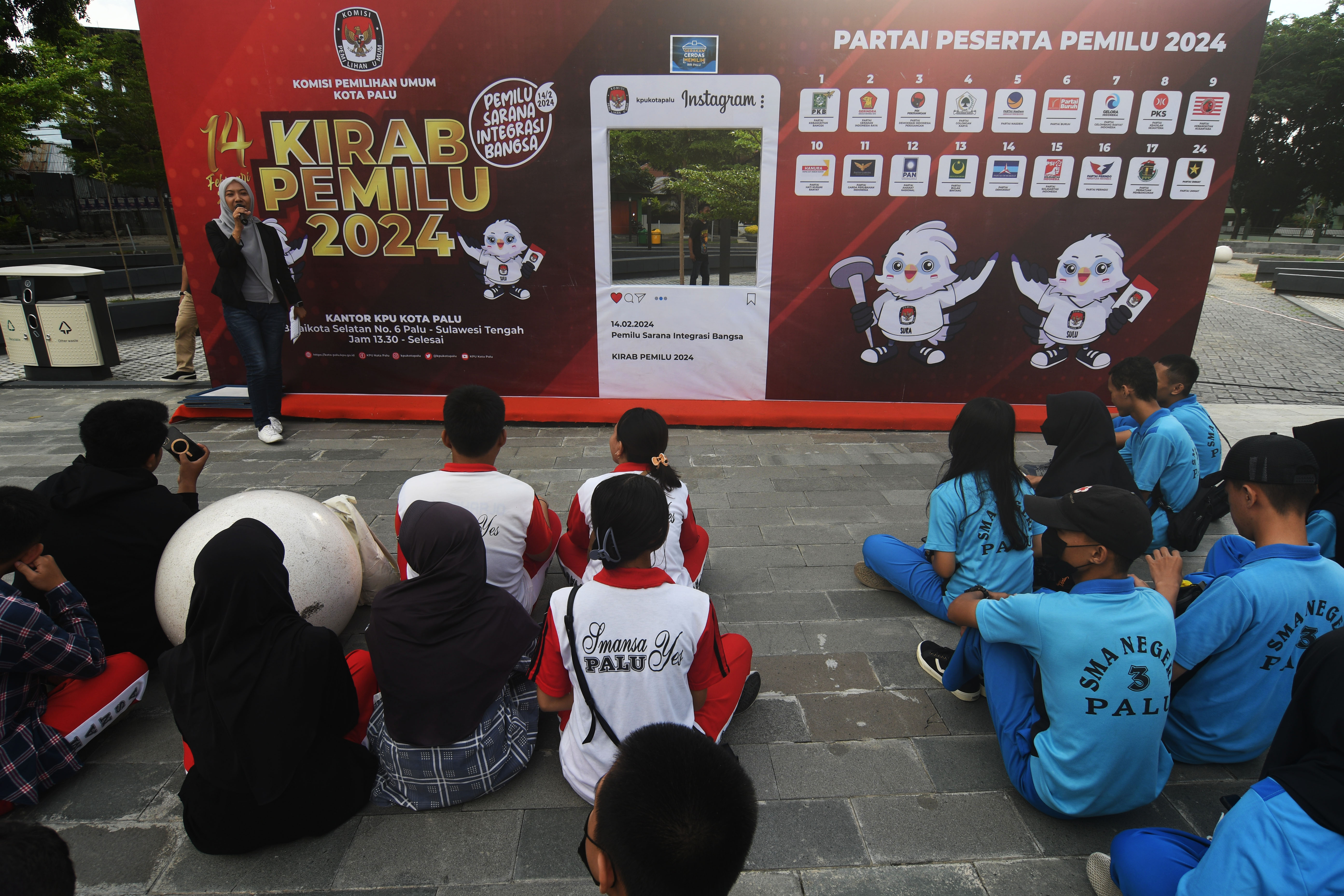 Sosialisasi Pemilu di Palu