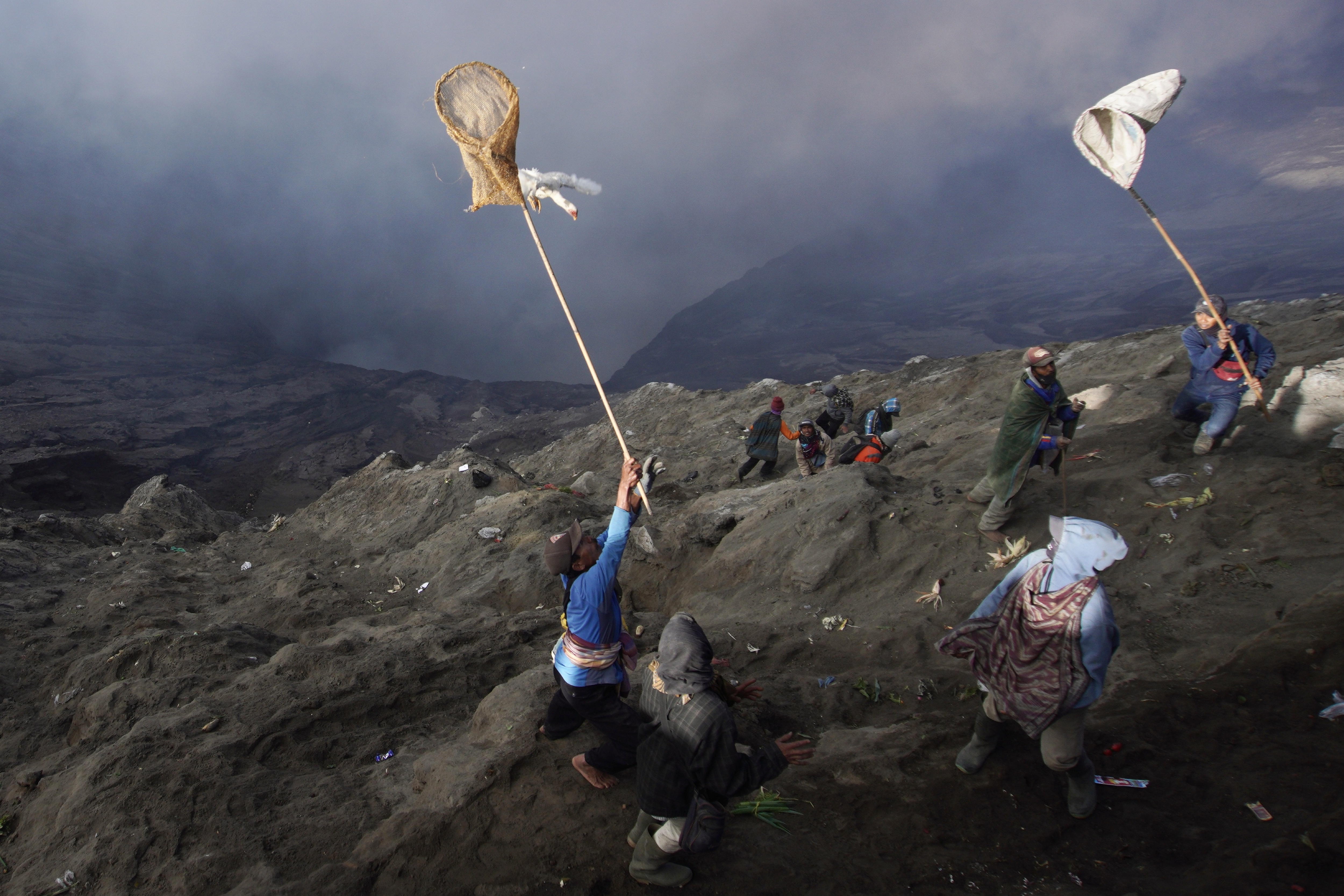 Upacara Yadnya Kasada di Gunung Bromo