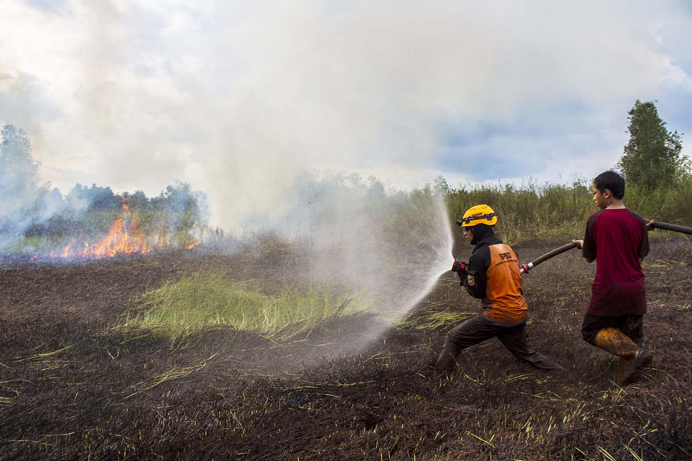 Kebakaran Hutan dan Lahan di Kalimantan Selatan Meluas