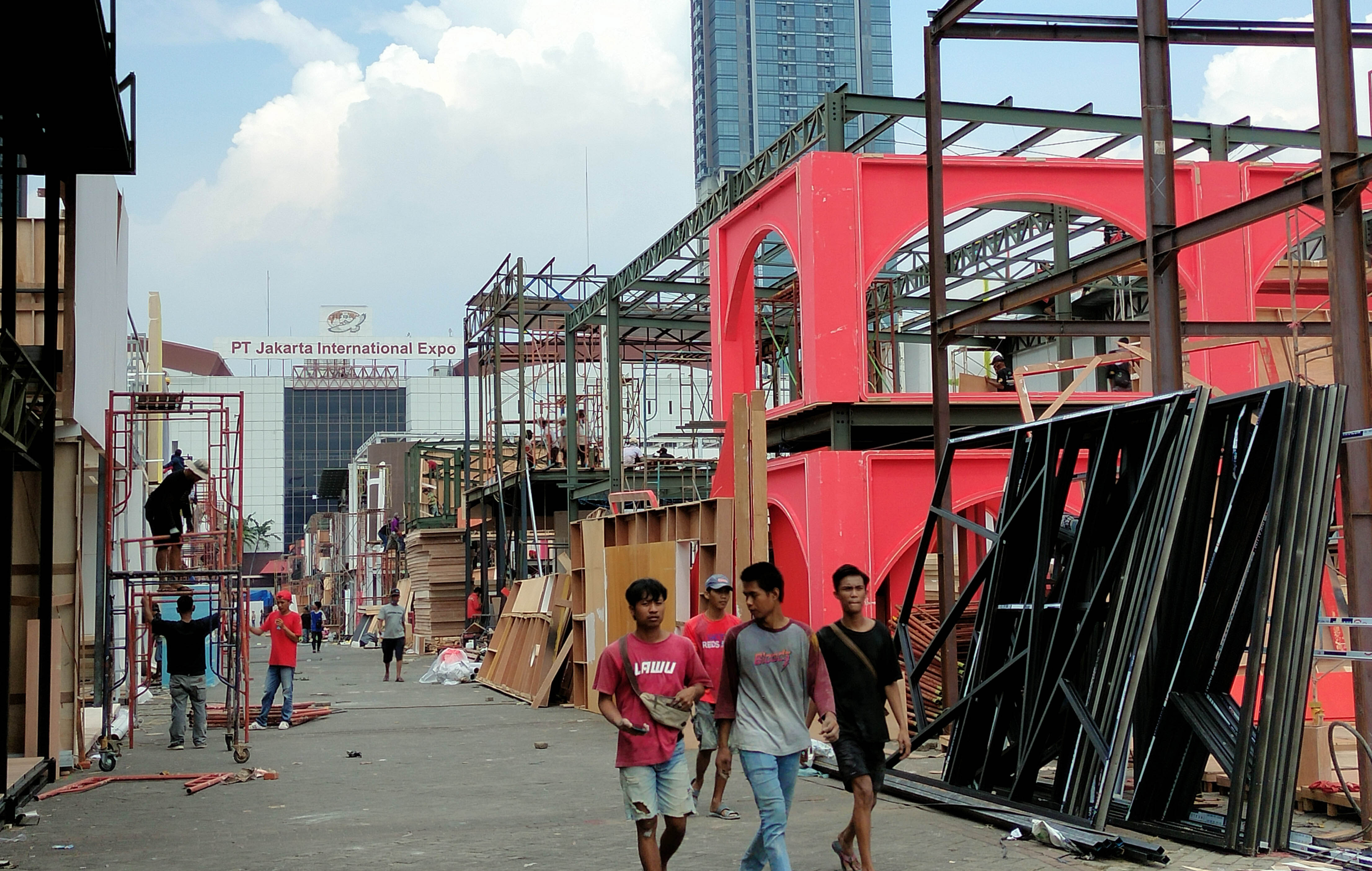 Persiapan Jakarta Fair Kemayoran 2023