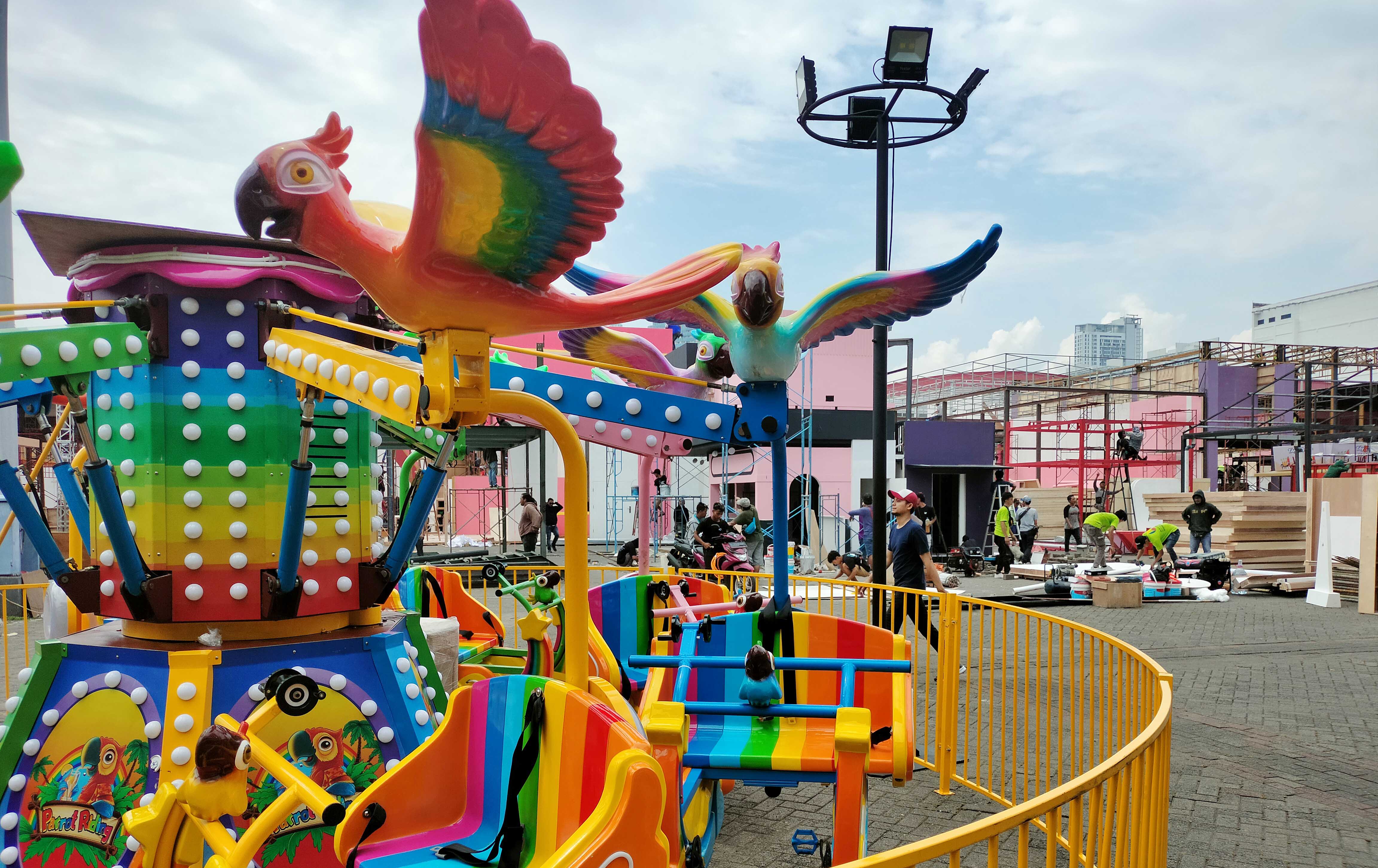 Persiapan Jakarta Fair Kemayoran 2023