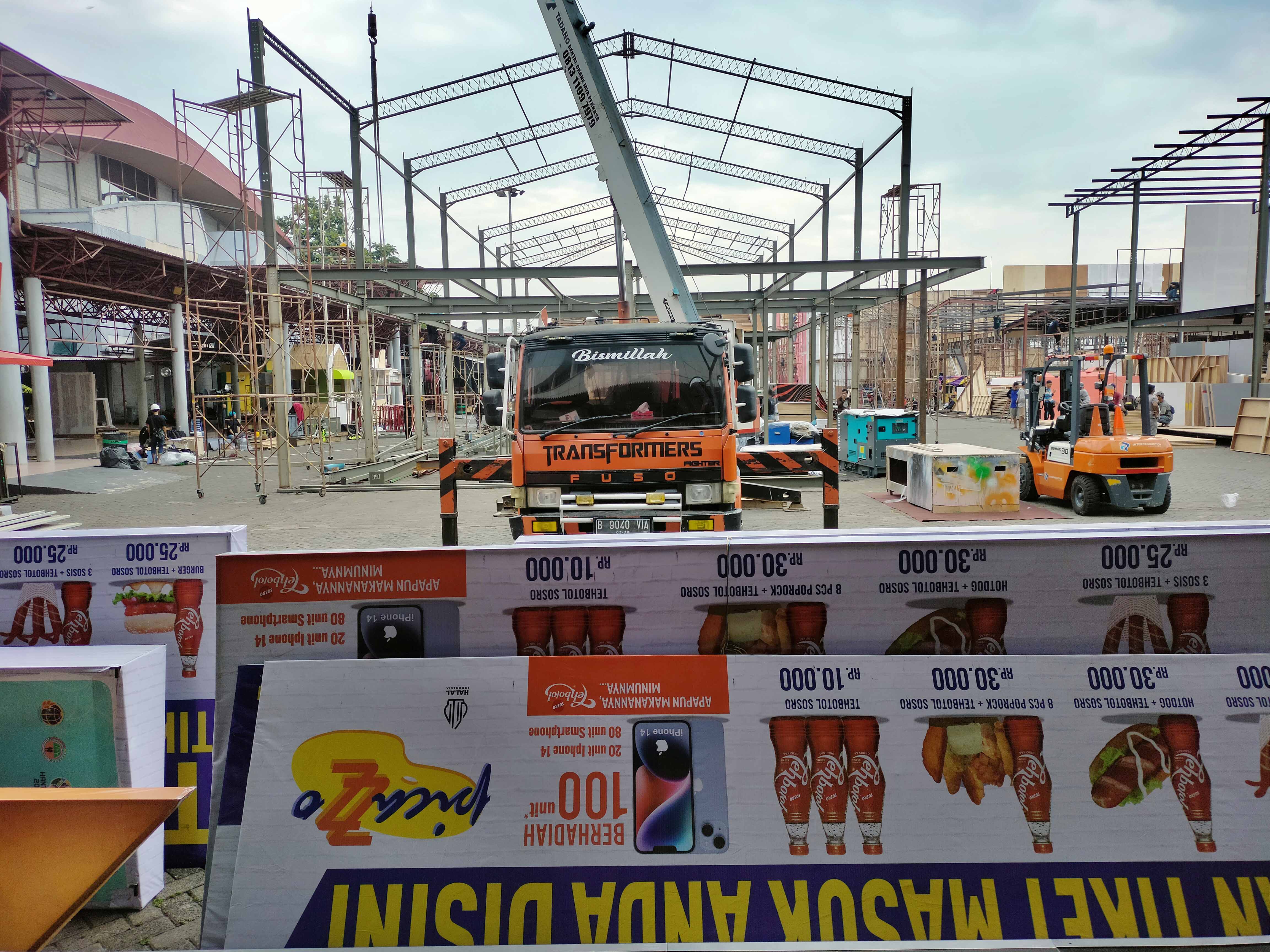 Persiapan Jakarta Fair Kemayoran 2023