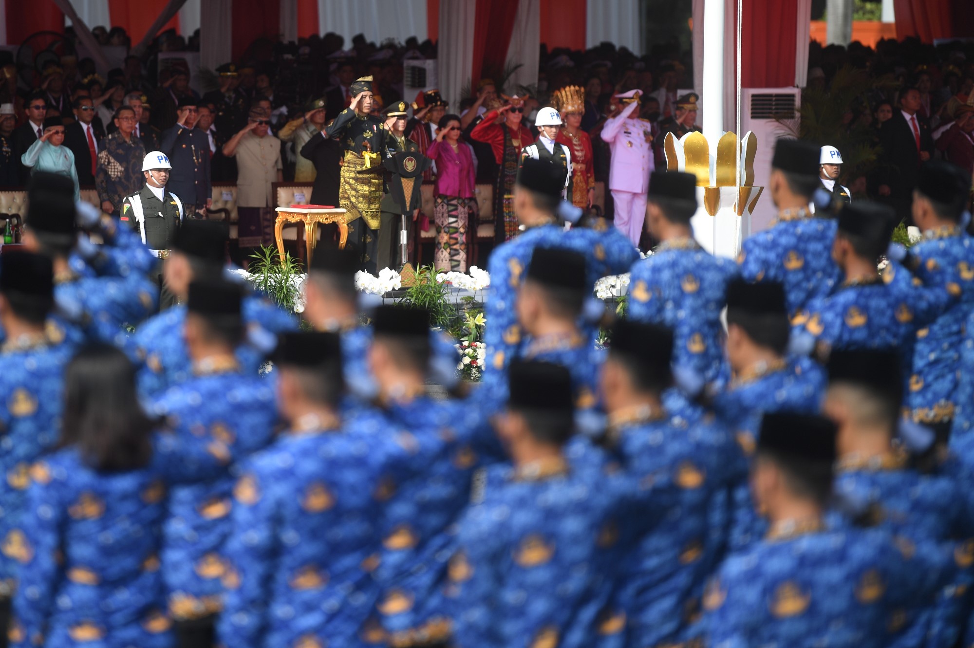 Upacara Peringatan Hari Lahir Pancasila di Monas