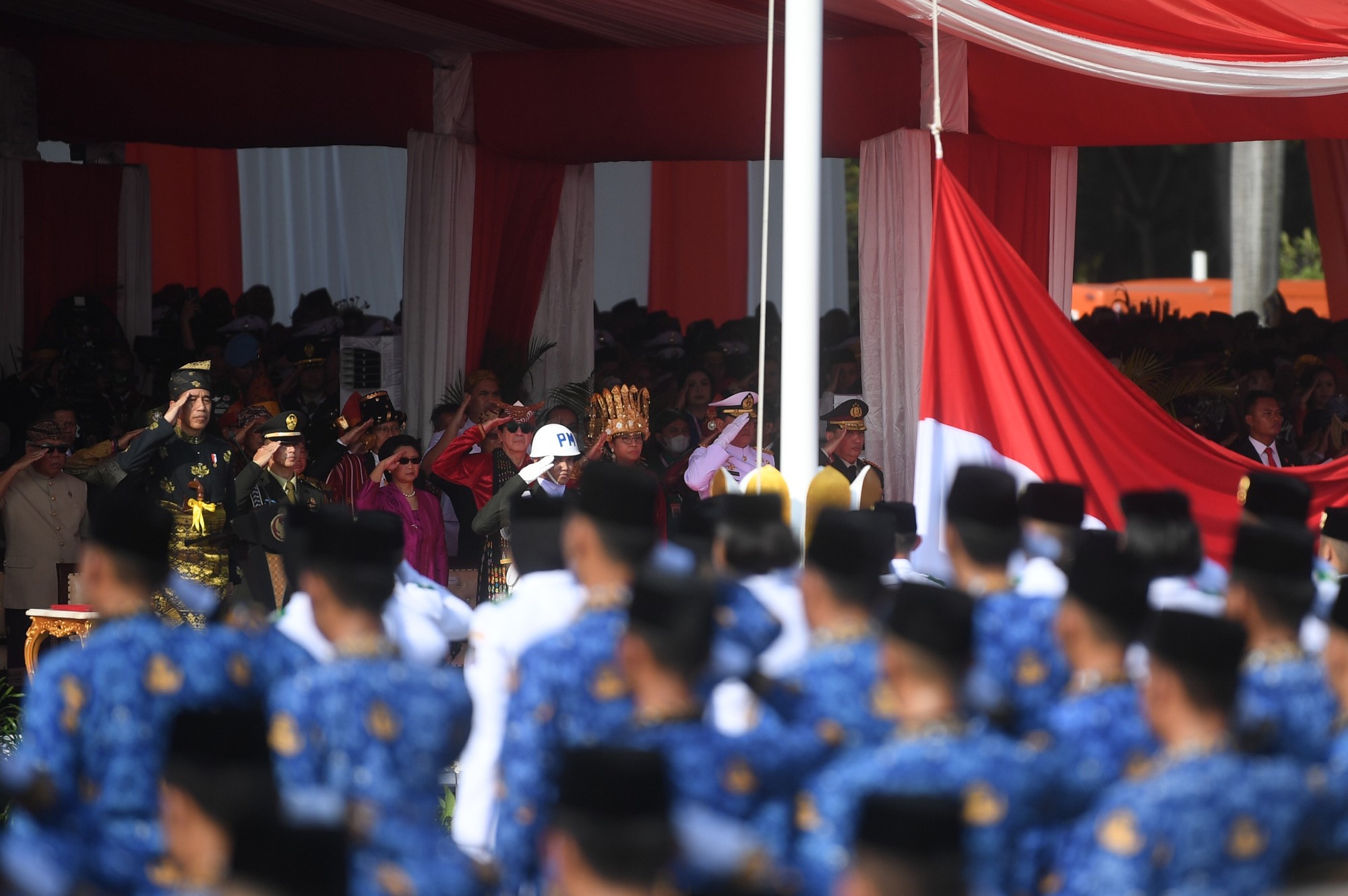 Upacara Peringatan Hari Lahir Pancasila di Monas
