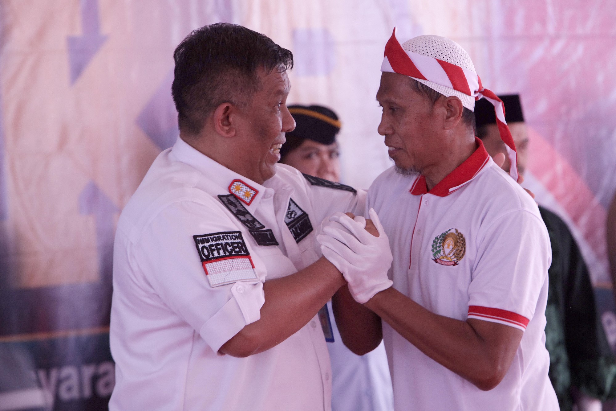 Warga Binaan Narapidana Terorisme Melakukan Ikrar dan Janji Setia NKRI