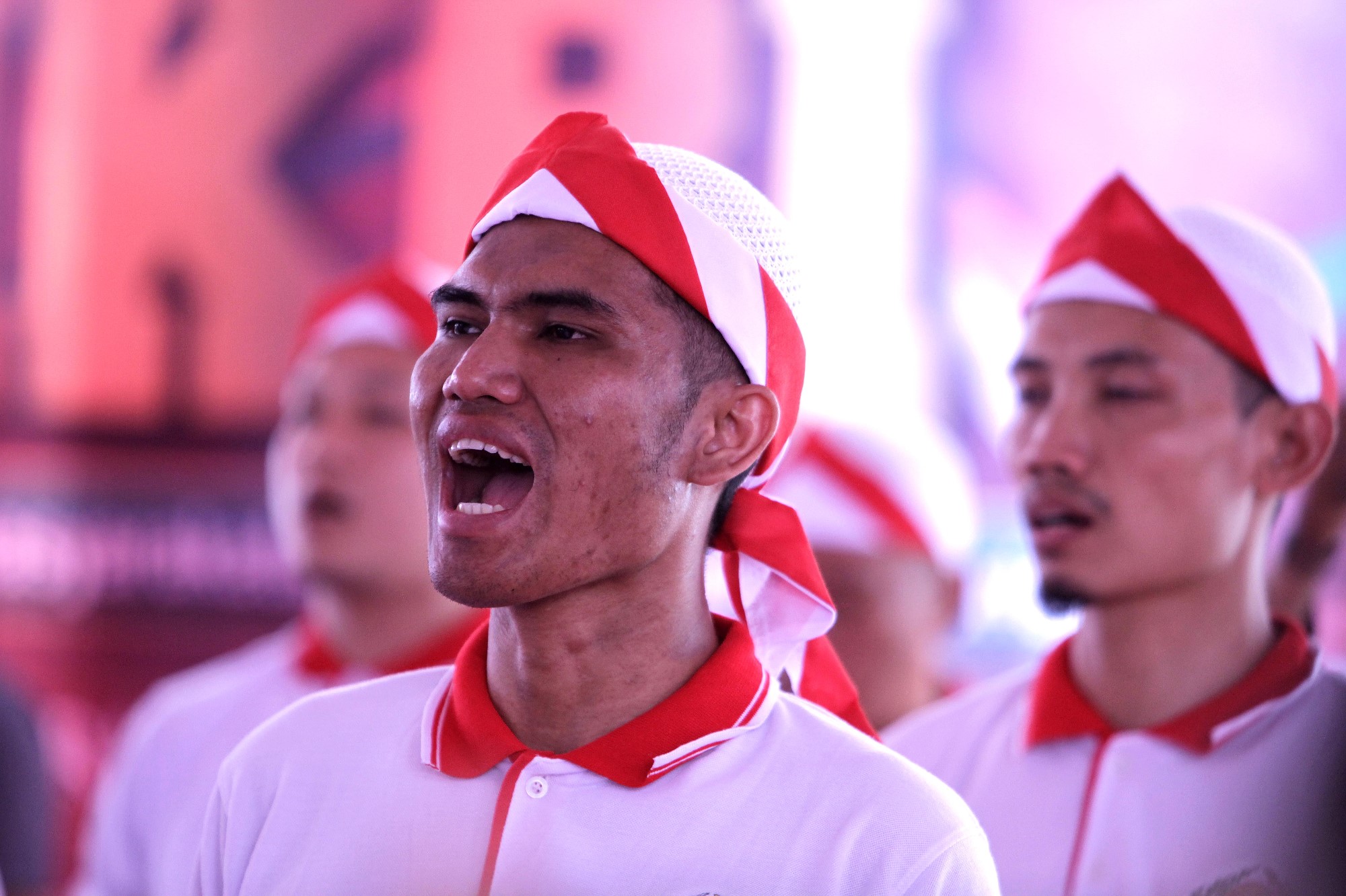 Warga Binaan Narapidana Terorisme Melakukan Ikrar dan Janji Setia NKRI