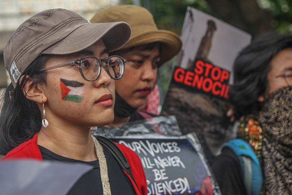 Tabur Bunga untuk Rakyat Palestina Korban Genosida di Gaza