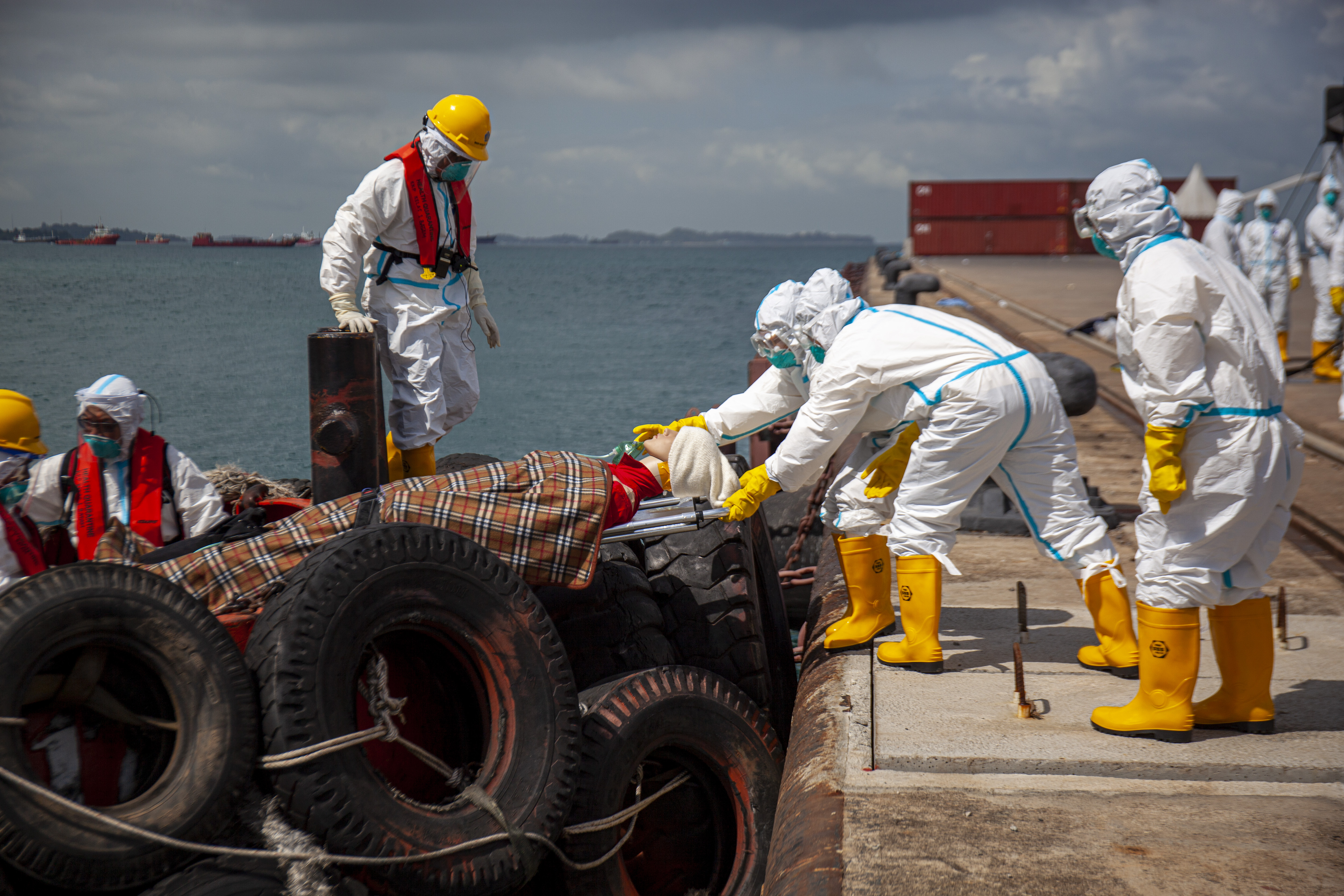 Simulasi Penangana Bencana Radiasi Nuklir di Perbatasan