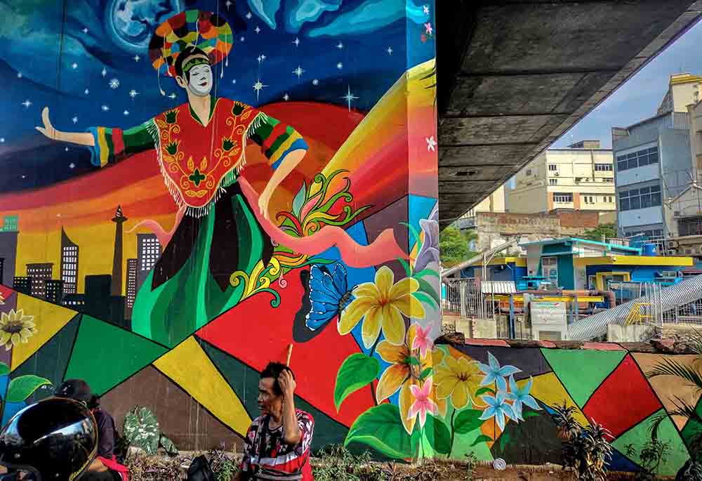 Mural Betawi Tambah Estetika Kota
