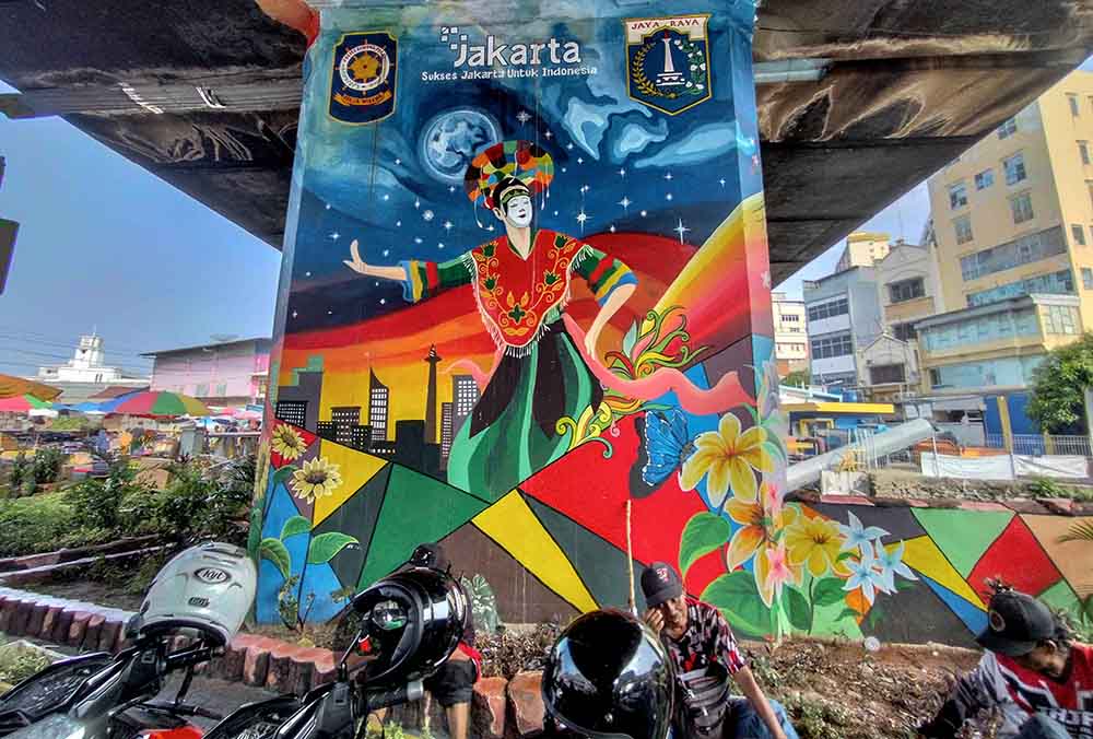 Mural Betawi Tambah Estetika Kota