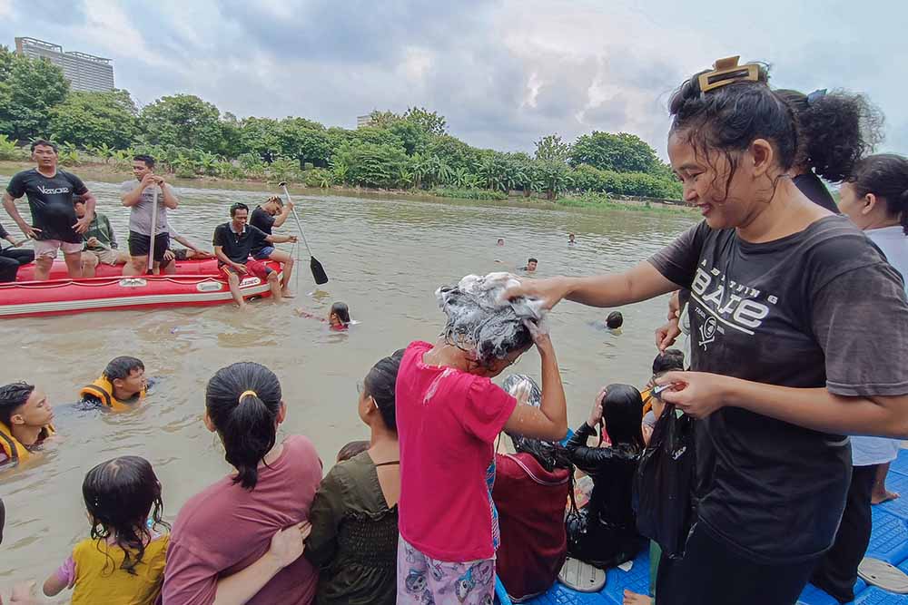 Tradisi Keramasan Jelang Ramadan