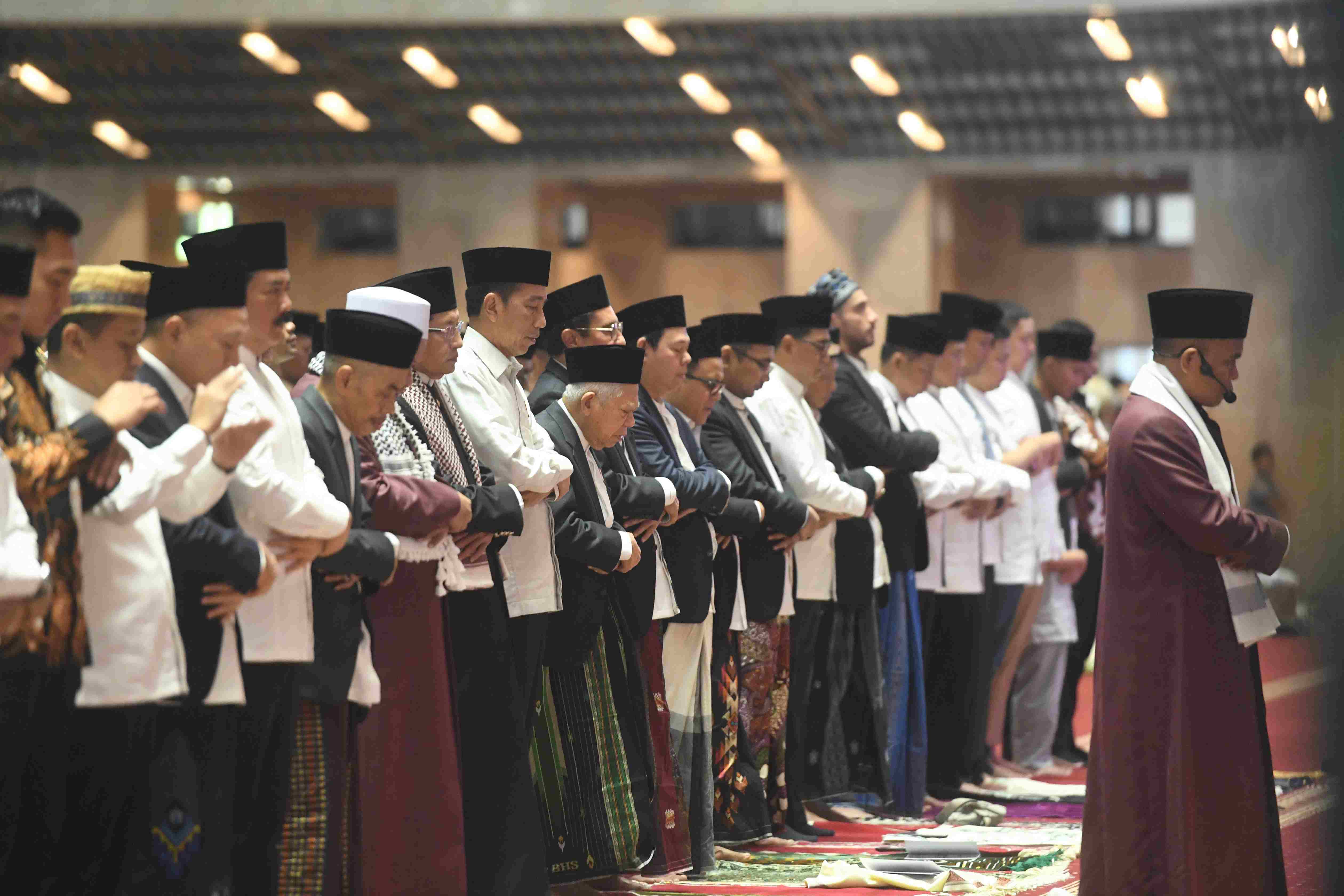  Presiden Jokowi Salat Id di Masjid Istiqlal