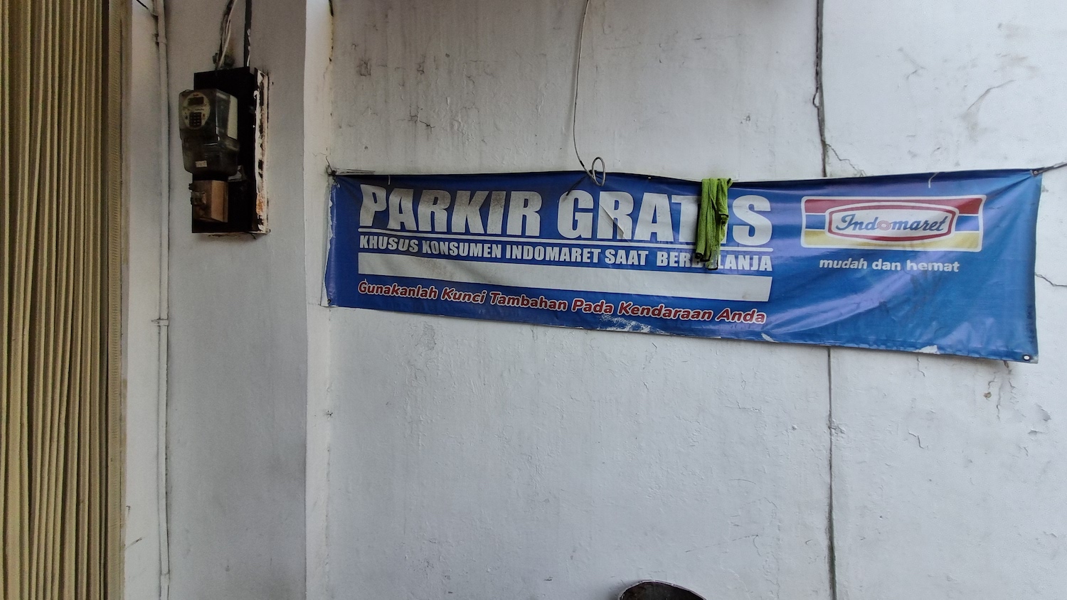 Gratis Parkir di Minimarket