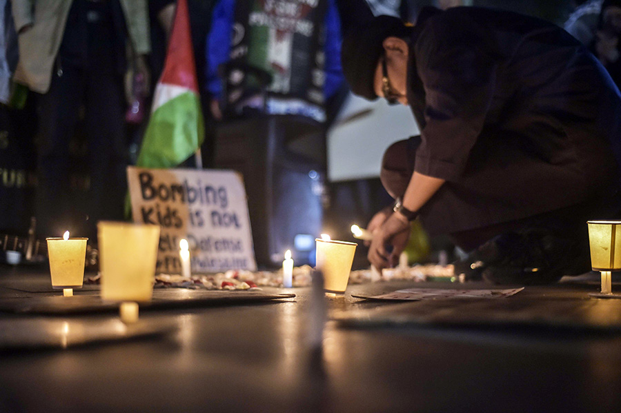 Aksi Hari Berkabung Internasional Untuk Palestina